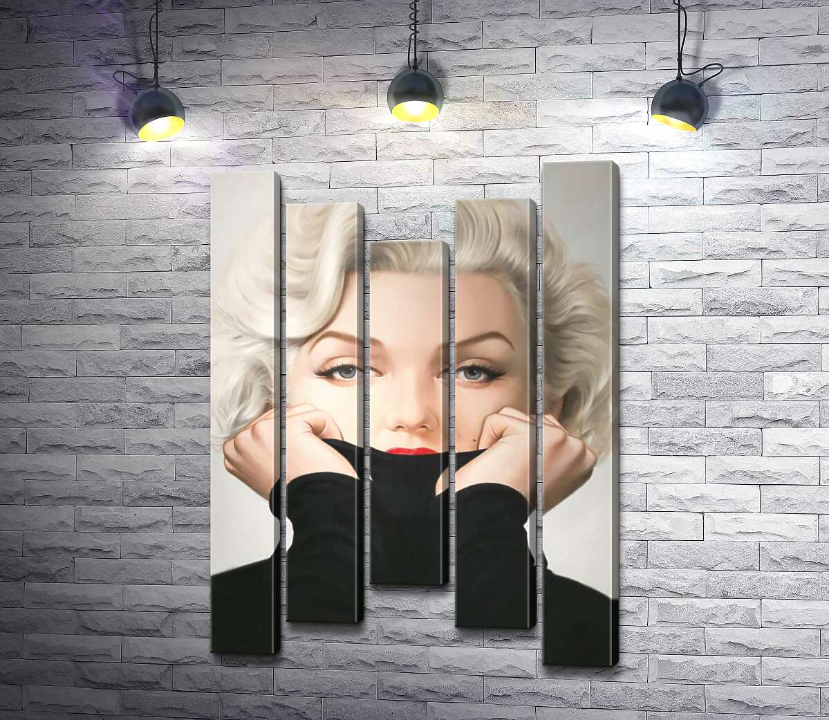 Модульная картина ArtPoster Нежный портрет Мэрилин Монро (Marilyn Monroe) в черном свитере 100x148 см Модуль №28
Модульная картина ArtPoster Нежный портрет Мэрилин Монро (Marilyn Monroe) в черном свитере 100x148 см Модуль №28