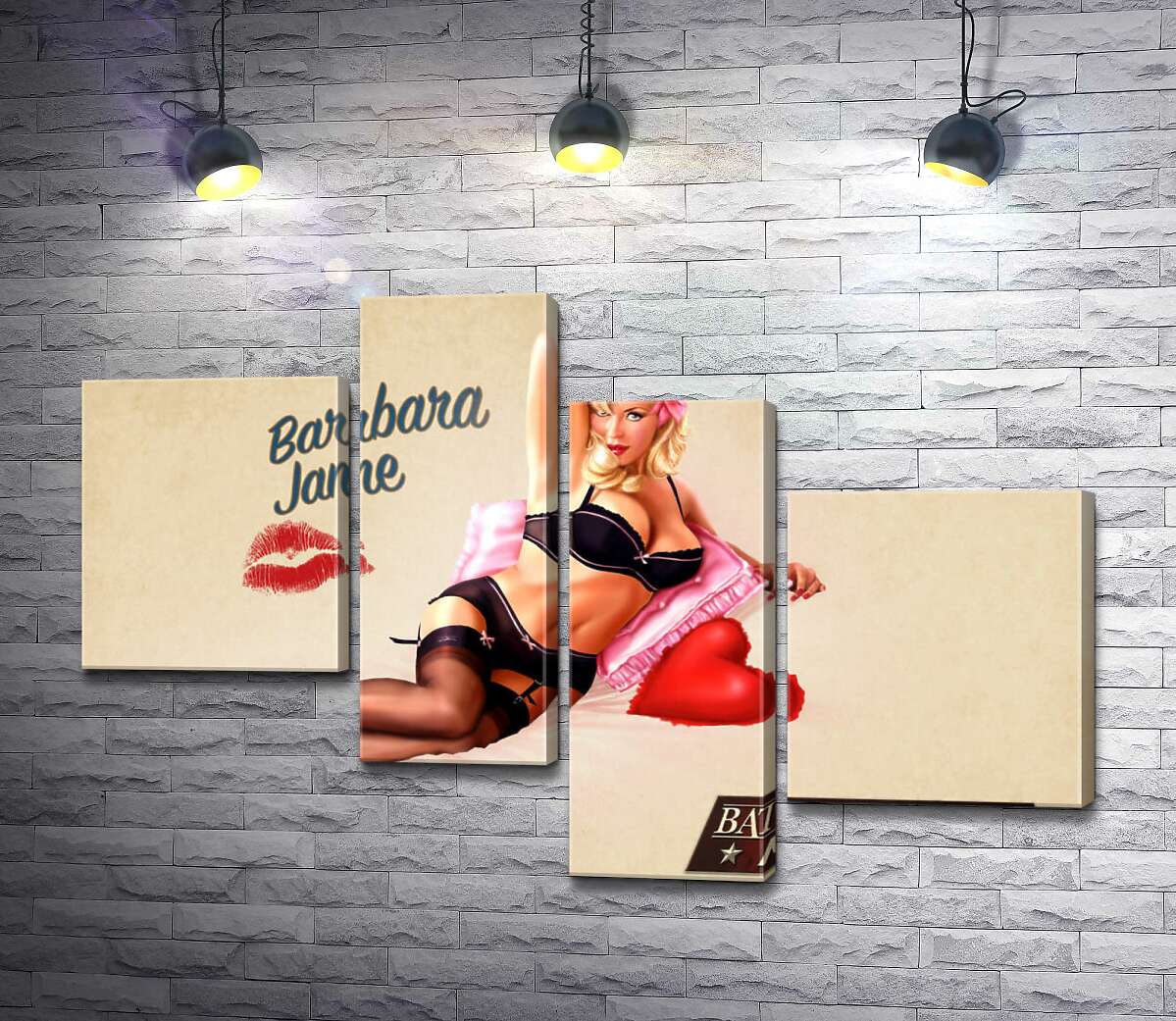 Модульная картина ArtPoster Обольстительная Барбара Джейн лежит на подушках 100x69 см Модуль №20
Модульная картина ArtPoster Обольстительная Барбара Джейн лежит на подушках 100x69 см Модуль №20
