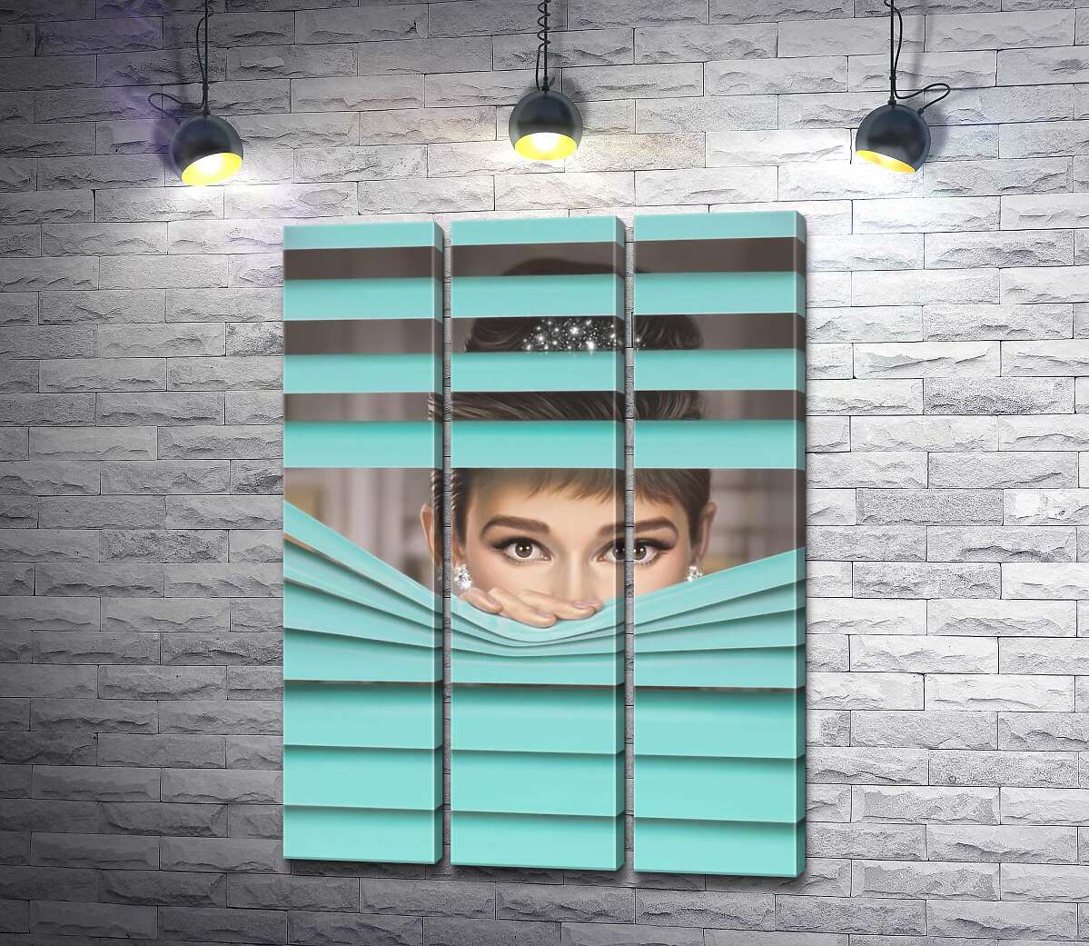 Модульная картина ArtPoster Одри Хепбёрн (Audrey Hepburn) в роли героини фильма "Завтрак у Тиффани" (Breakfast at Tiffany's) 102x140 см Модуль №11
Модульная картина ArtPoster Одри Хепбёрн (Audrey Hepburn) в роли героини фильма "Завтрак у Тиффани" (Breakfast at Tiffany's) 102x140 см Модуль №11