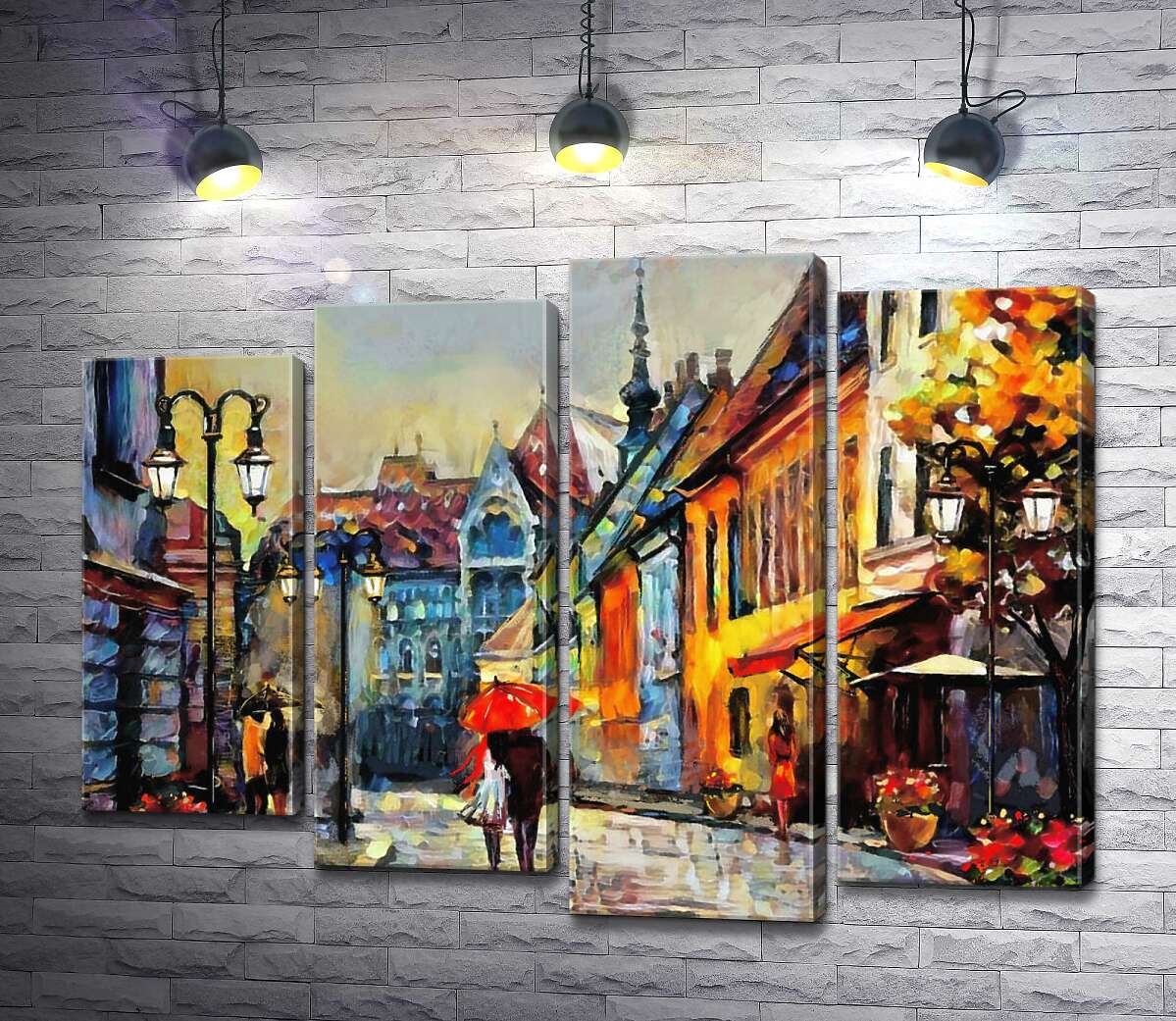 Модульная картина ArtPoster Пара прогуливается по уютной осенней улице мимо старых европейских домов 80x61 см Модуль №21
Модульная картина ArtPoster Пара прогуливается по уютной осенней улице мимо старых европейских домов 80x61 см Модуль №21