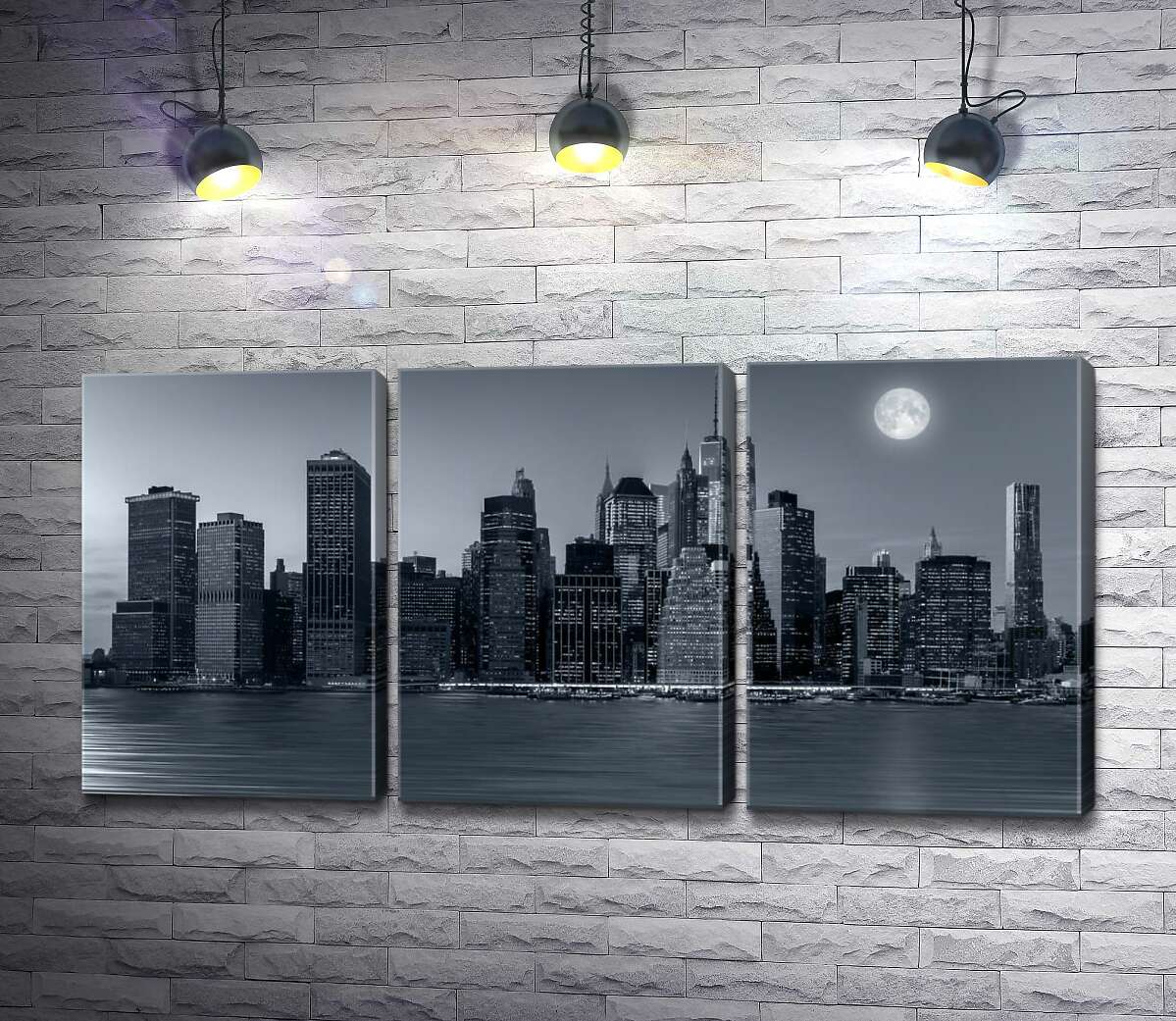 Модульная картина ArtPoster Полнолуние над сонным Нью-Йорком 102x50 см Модуль №11
Модульная картина ArtPoster Полнолуние над сонным Нью-Йорком 102x50 см Модуль №11