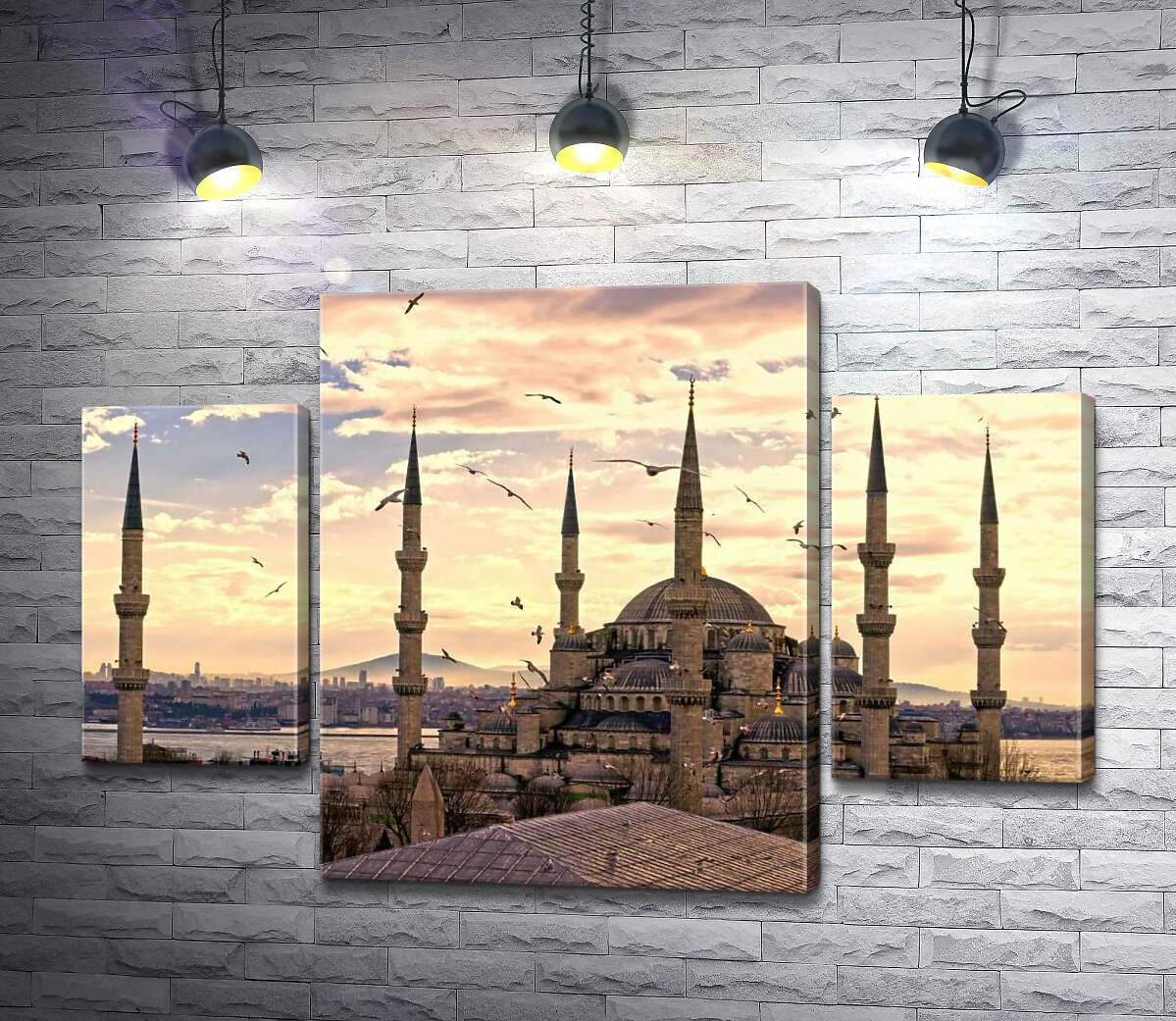Модульная картина ArtPoster Острые шпили Голубой мечети (Sultanahmet Camii) устремляются в небо Стамбула 80x54 см Модуль №7
Модульная картина ArtPoster Острые шпили Голубой мечети (Sultanahmet Camii) устремляются в небо Стамбула 80x54 см Модуль №7