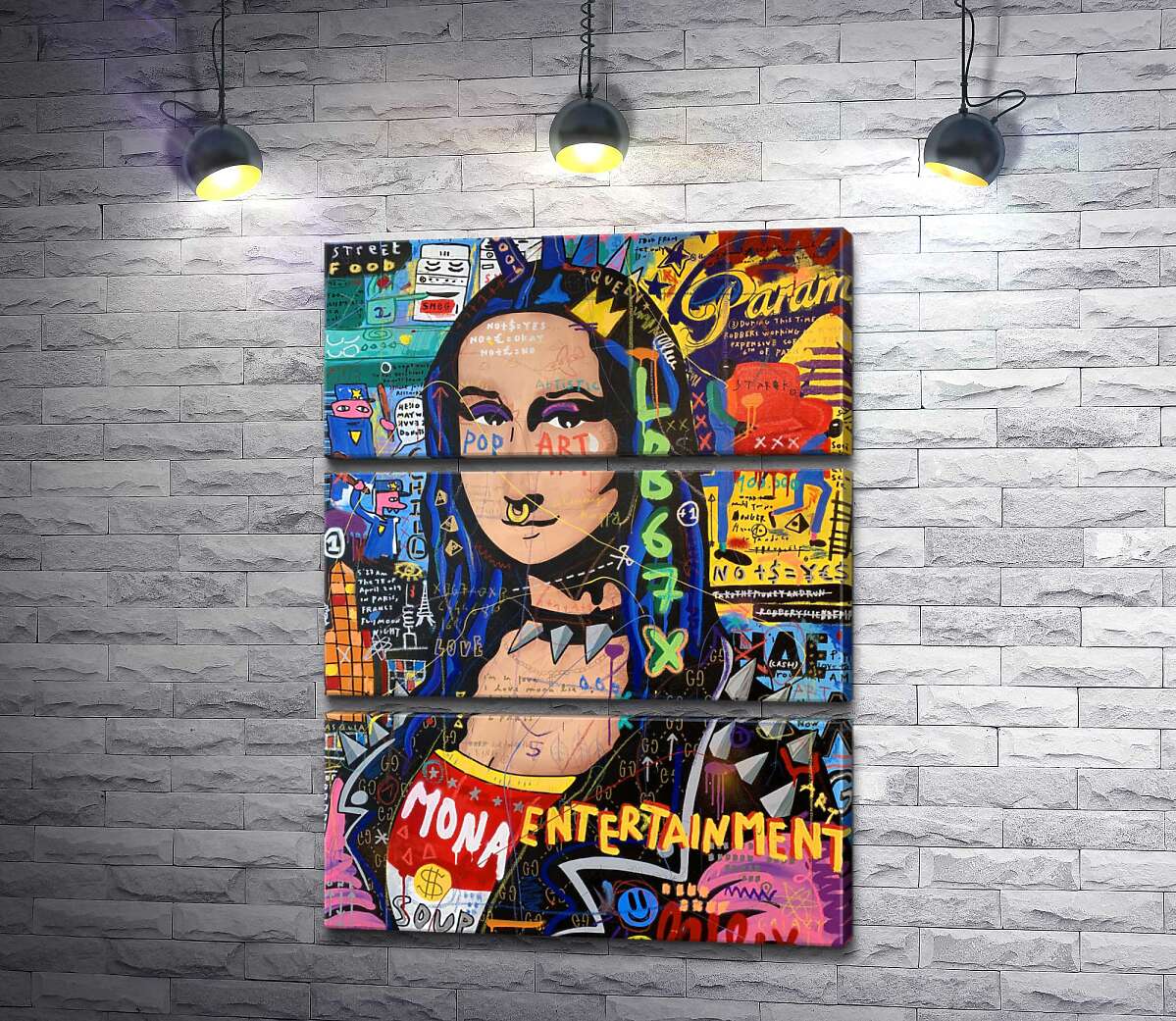 Модульная картина ArtPoster Панк Мона Лиза (Punk Monalisa) - Джисбар 130x174 см Модуль №13
Модульная картина ArtPoster Панк Мона Лиза (Punk Monalisa) - Джисбар 130x174 см Модуль №13