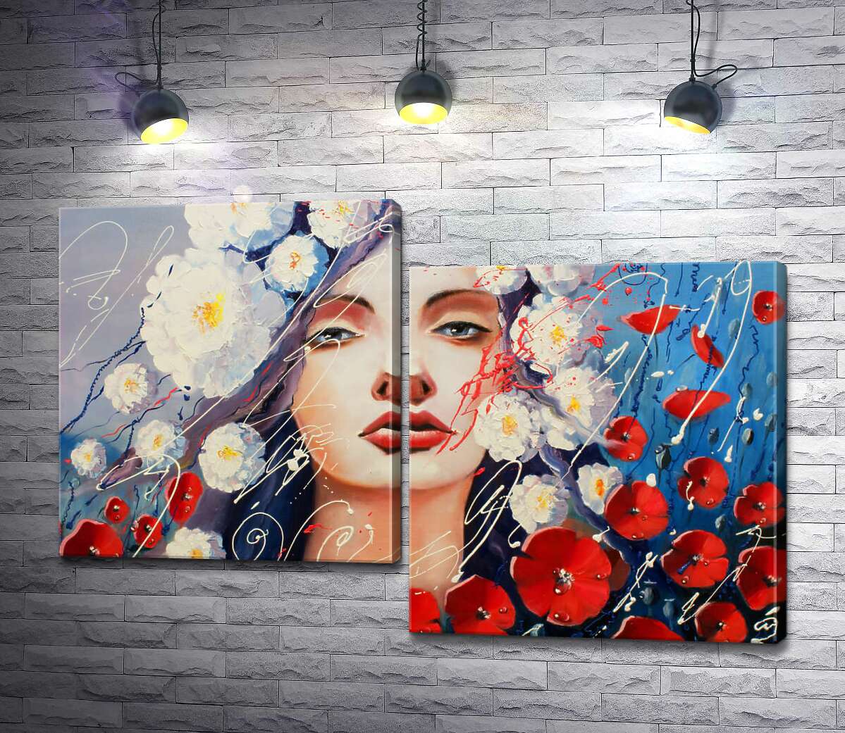Модульная картина ArtPoster Портрет девушки, украшенной белыми георгинами и красными маками 100x67 см Модуль №5
Модульная картина ArtPoster Портрет девушки, украшенной белыми георгинами и красными маками 100x67 см Модуль №5