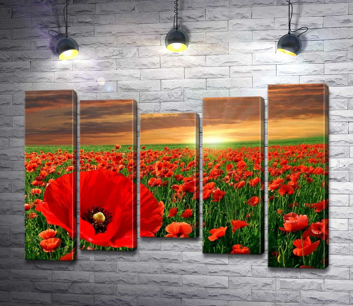 Модульная картина ArtPoster Пламенные маки светятся в солнечных лучах 100x71 см Модуль №28
Модульная картина ArtPoster Пламенные маки светятся в солнечных лучах 100x71 см Модуль №28