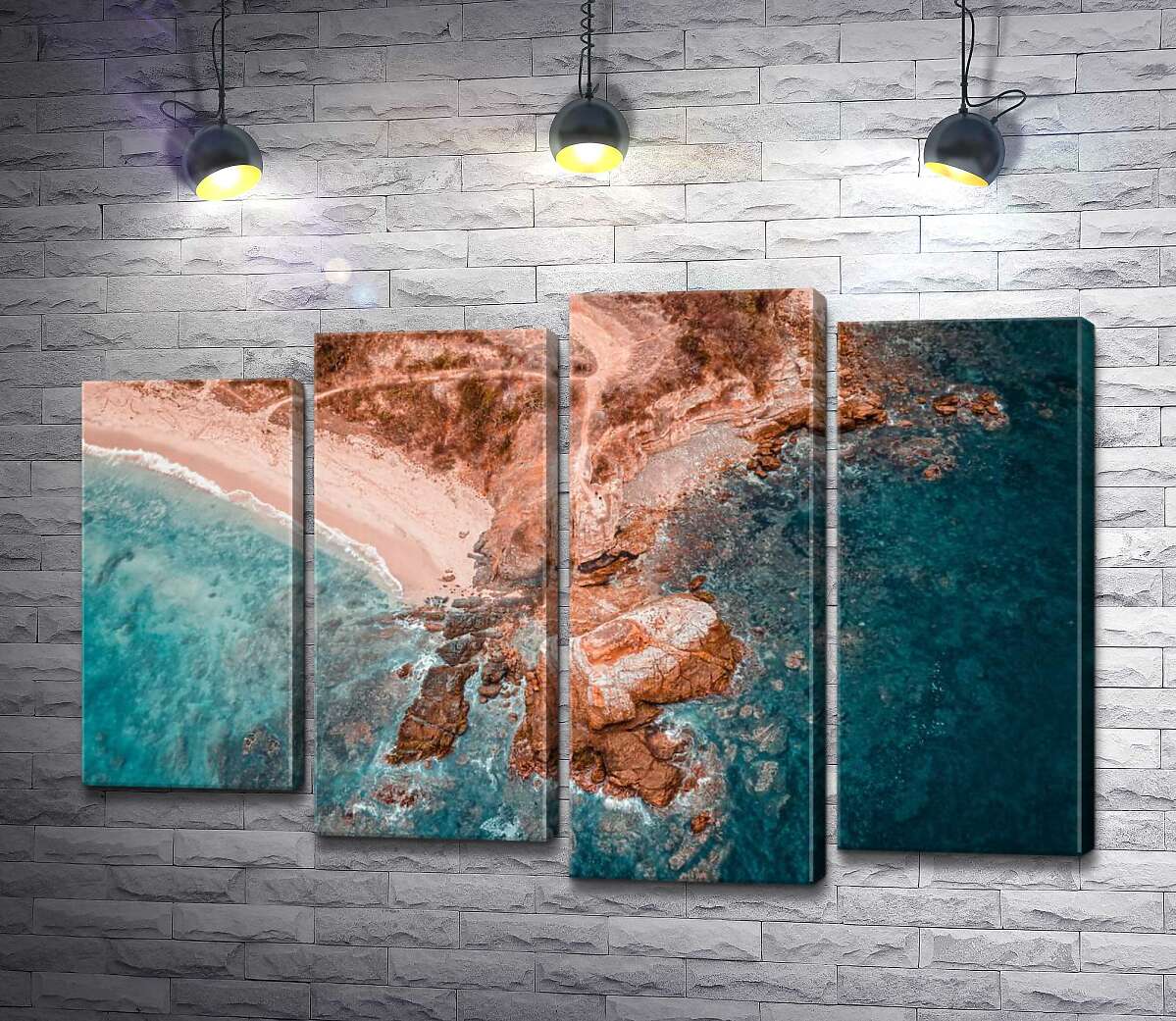 Модульная картина ArtPoster Прозрачная глубина воды встречается со скалистым берегом 132x89 см Модуль №21
Модульная картина ArtPoster Прозрачная глубина воды встречается со скалистым берегом 132x89 см Модуль №21