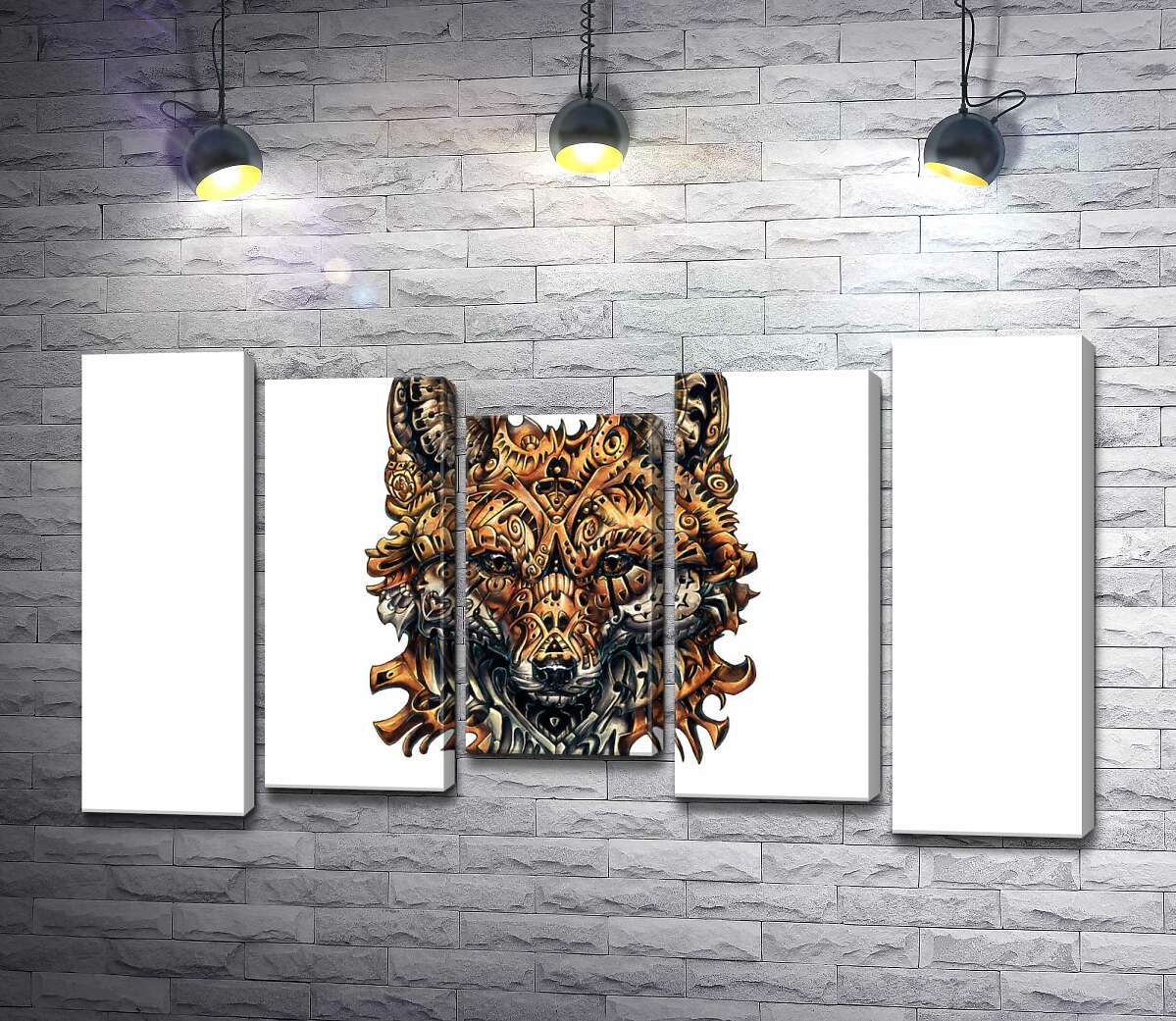 Модульная картина ArtPoster Портрет лисы из железных деталей 100x58 см Модуль №28
Модульная картина ArtPoster Портрет лисы из железных деталей 100x58 см Модуль №28