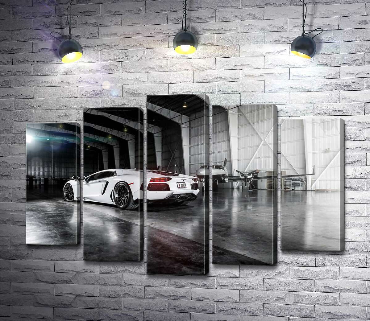 Модульная картина ArtPoster Плавные изгибы сторон в белом автомобиле Ламборгини (Lamborghini Aventador) 130x88 см Модуль №26
Модульная картина ArtPoster Плавные изгибы сторон в белом автомобиле Ламборгини (Lamborghini Aventador) 130x88 см Модуль №26