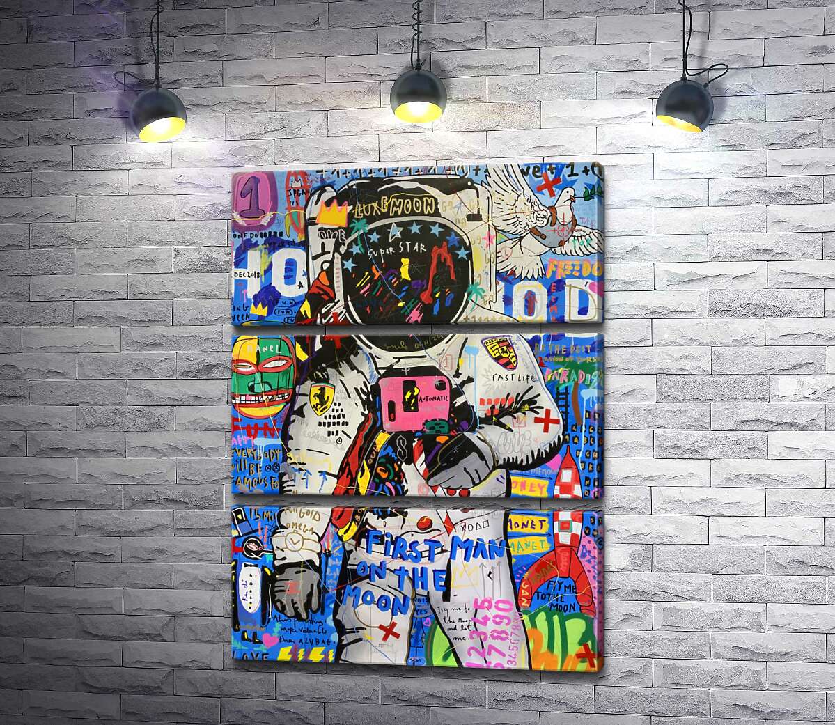 Модульная картина ArtPoster Первый человек на Луне (First man on the Moon) – Джисбар 50x69 см Модуль №13
Модульная картина ArtPoster Первый человек на Луне (First man on the Moon) – Джисбар 50x69 см Модуль №13
