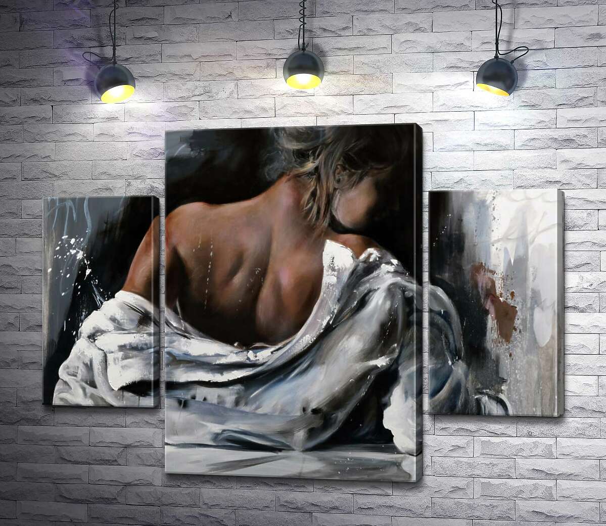 Модульная картина ArtPoster Откровенная соблазнительность в силуэте женской спины 131x99 см Модуль №7
Модульная картина ArtPoster Откровенная соблазнительность в силуэте женской спины 131x99 см Модуль №7