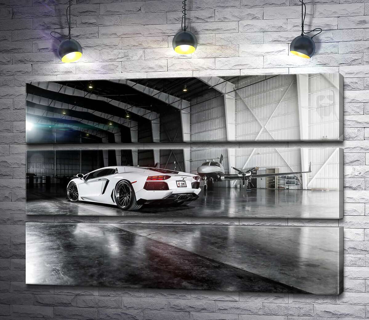 Модульная картина ArtPoster Плавные изгибы сторон в белом автомобиле Ламборгини (Lamborghini Aventador) 90x60 см Модуль №13
Модульная картина ArtPoster Плавные изгибы сторон в белом автомобиле Ламборгини (Lamborghini Aventador) 90x60 см Модуль №13
