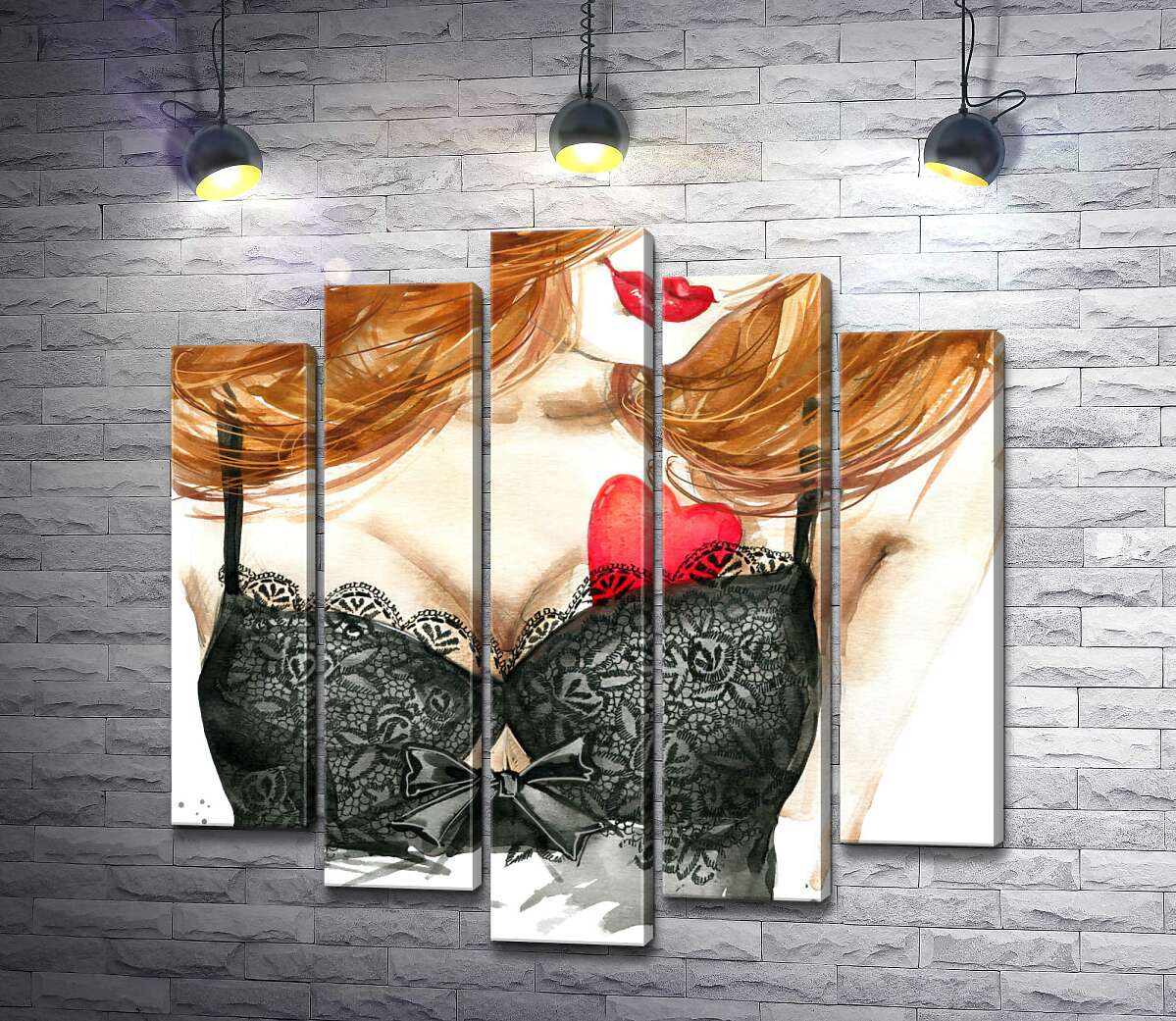Модульная картина ArtPoster Сердце притаилось на груди рыжеволосой красавицы 100x100 см Модуль №26
Модульная картина ArtPoster Сердце притаилось на груди рыжеволосой красавицы 100x100 см Модуль №26