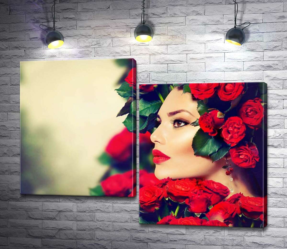 Модульная картина ArtPoster Профиль девушки в украшении горяще-красных роз 130x97 см Модуль №5
Модульная картина ArtPoster Профиль девушки в украшении горяще-красных роз 130x97 см Модуль №5