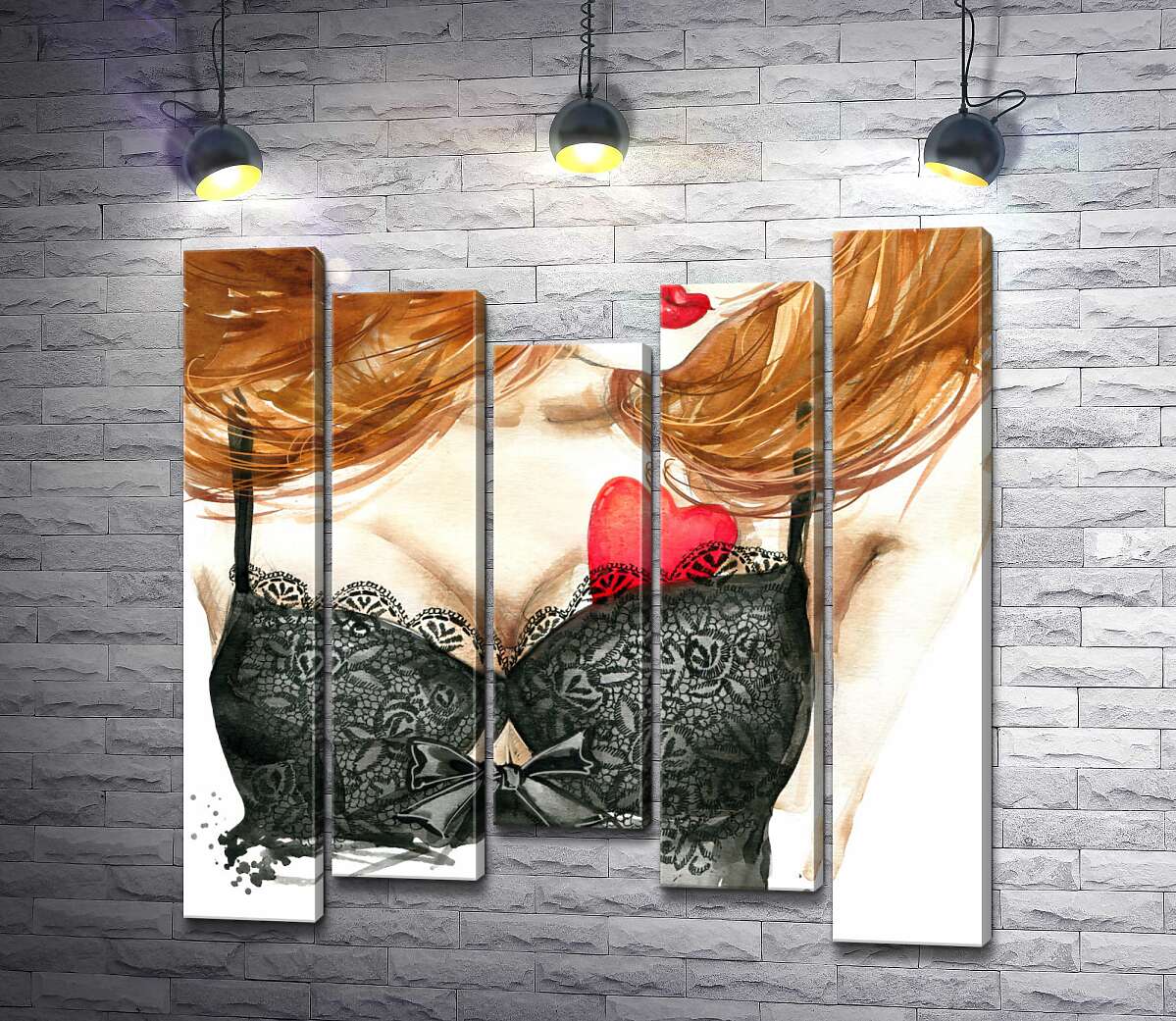 Модульная картина ArtPoster Сердце притаилось на груди рыжеволосой красавицы 100x100 см Модуль №28
Модульная картина ArtPoster Сердце притаилось на груди рыжеволосой красавицы 100x100 см Модуль №28