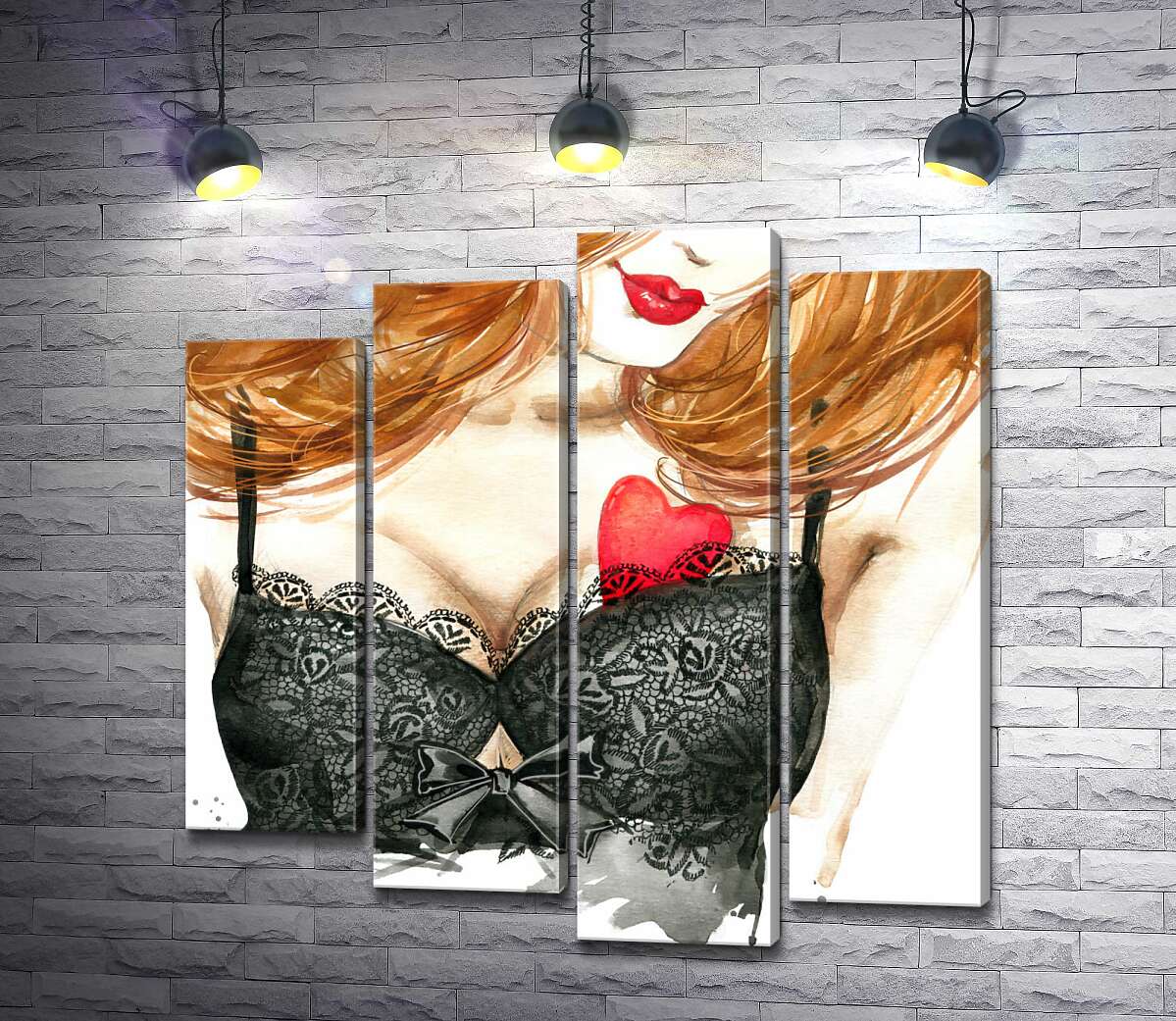 Модульная картина ArtPoster Сердце притаилось на груди рыжеволосой красавицы 100x101 см Модуль №21
Модульная картина ArtPoster Сердце притаилось на груди рыжеволосой красавицы 100x101 см Модуль №21