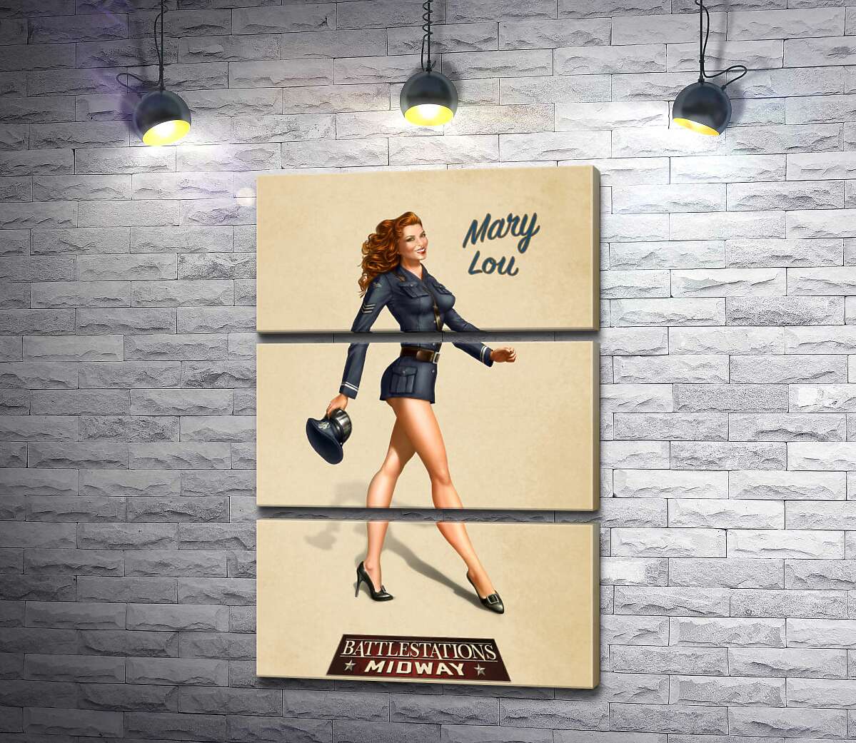 Модульная картина ArtPoster Рыжеволосая Мэри Лу в форме летчицы 130x195 см Модуль №13
Модульная картина ArtPoster Рыжеволосая Мэри Лу в форме летчицы 130x195 см Модуль №13