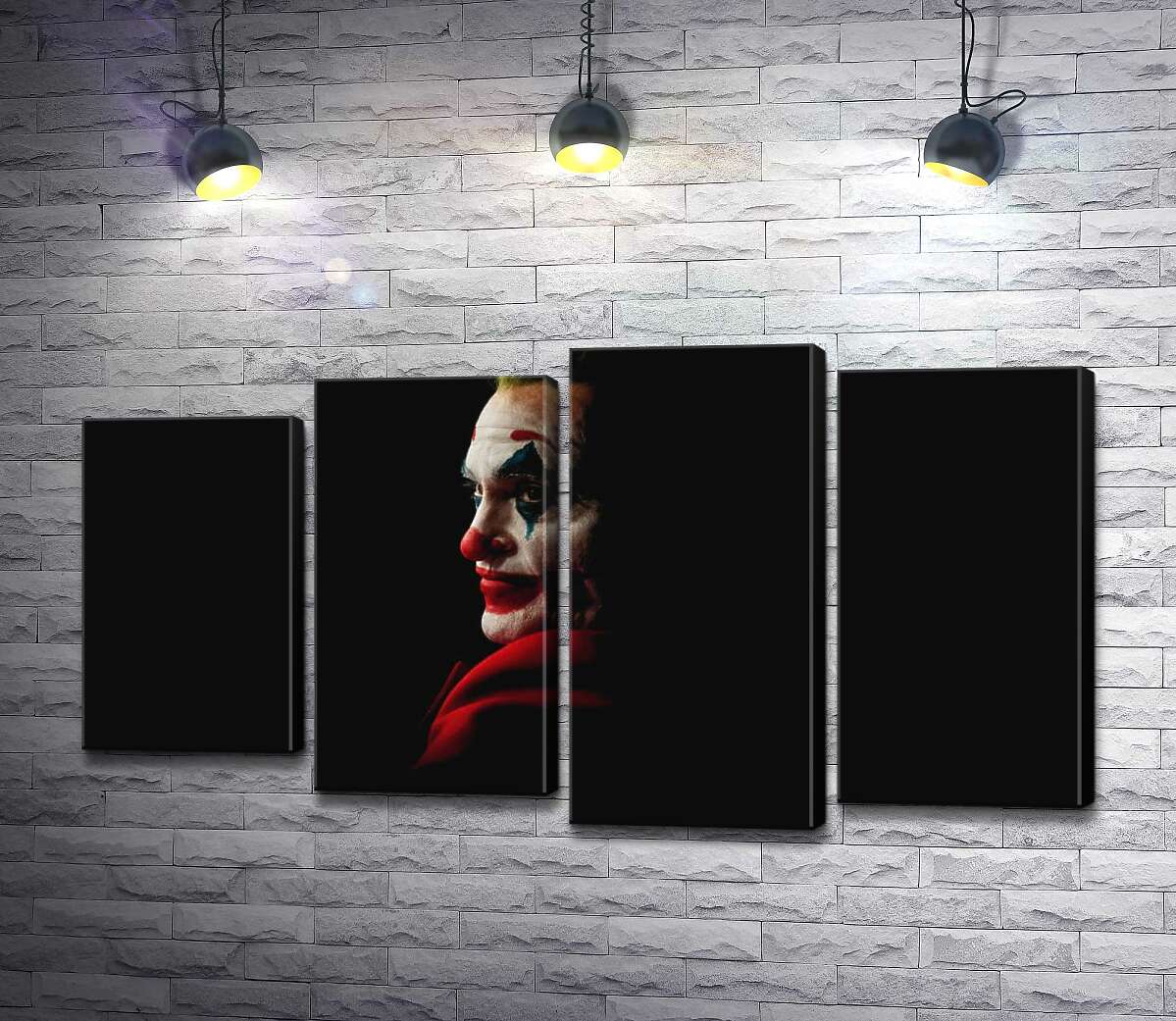 Модульная картина ArtPoster Профиль Джокера рассеивается в тени 100x57 см Модуль №21
Модульная картина ArtPoster Профиль Джокера рассеивается в тени 100x57 см Модуль №21