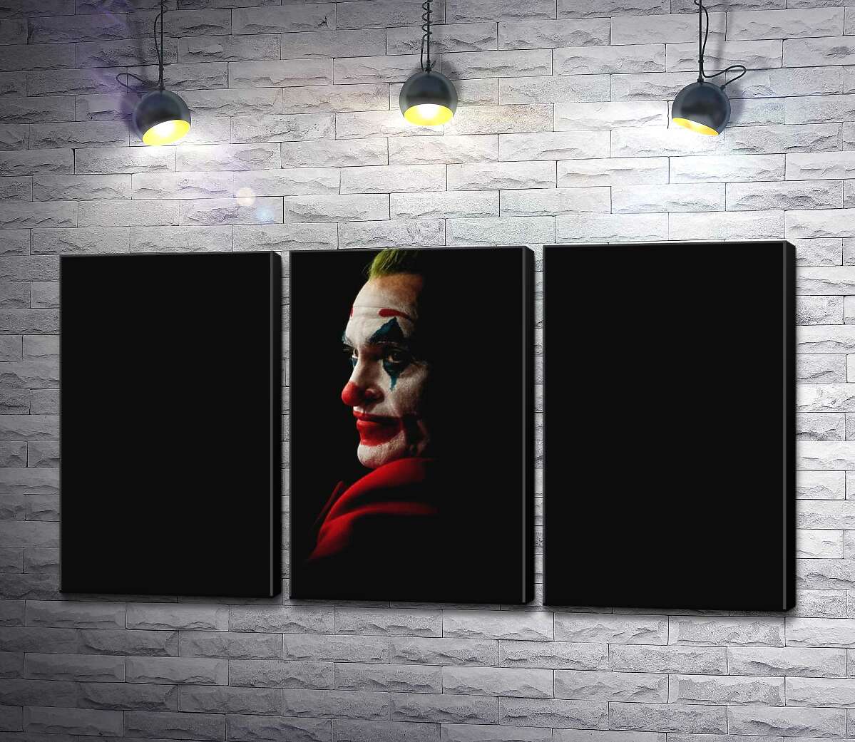 Модульная картина ArtPoster Профиль Джокера рассеивается в тени 132x71 см Модуль №11
Модульная картина ArtPoster Профиль Джокера рассеивается в тени 132x71 см Модуль №11