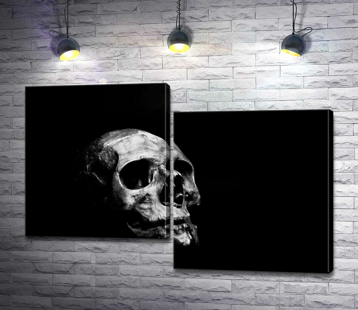 Модульная картина ArtPoster Светлые формы черепа тонут в густой тьме 130x88 см Модуль №5
Модульная картина ArtPoster Светлые формы черепа тонут в густой тьме 130x88 см Модуль №5