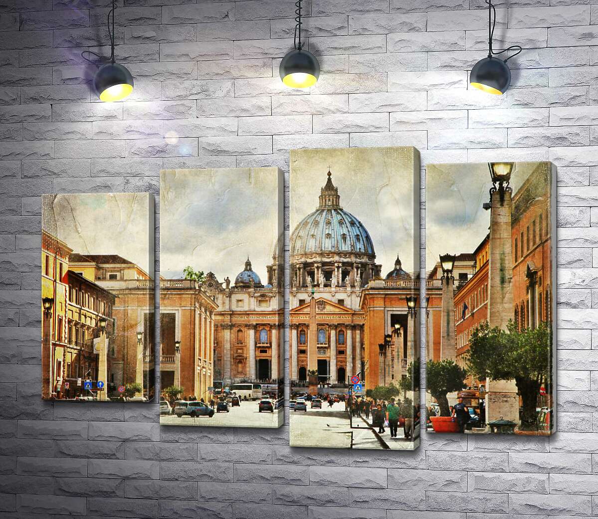 Модульная картина ArtPoster Собор Святого Петра (St. Peter's Cathedral): вершина итальянского искусства 80x54 см Модуль №21
Модульная картина ArtPoster Собор Святого Петра (St. Peter's Cathedral): вершина итальянского искусства 80x54 см Модуль №21