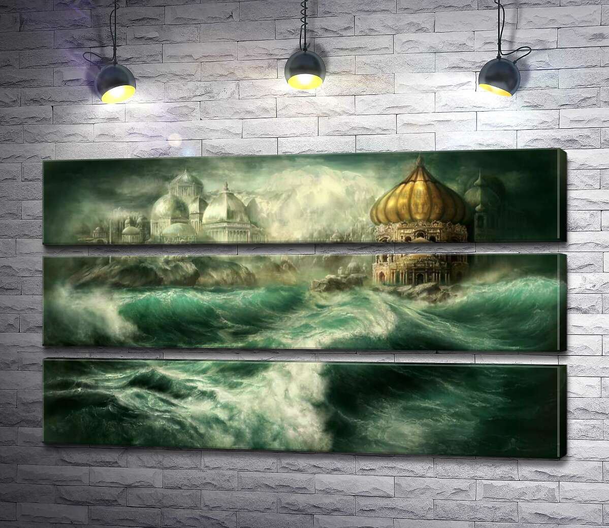 Модульная картина ArtPoster Сказочный дворец возникает среди штормовых волн 107x60 см Модуль №13
Модульная картина ArtPoster Сказочный дворец возникает среди штормовых волн 107x60 см Модуль №13