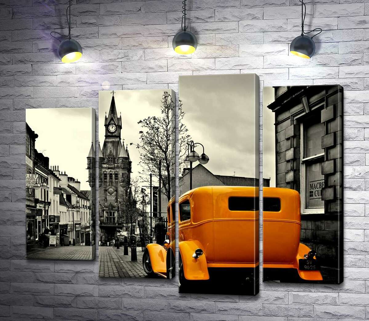 Модульная картина ArtPoster Солнечный ретро автомобиль на пасмурной улице шотландского городка 132x104 см Модуль №21
Модульная картина ArtPoster Солнечный ретро автомобиль на пасмурной улице шотландского городка 132x104 см Модуль №21