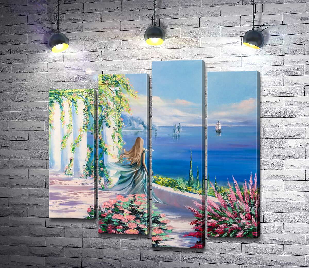 Модульная картина ArtPoster Силуэт девушки, которая смотрит на море из сада 100x101 см Модуль №21
Модульная картина ArtPoster Силуэт девушки, которая смотрит на море из сада 100x101 см Модуль №21