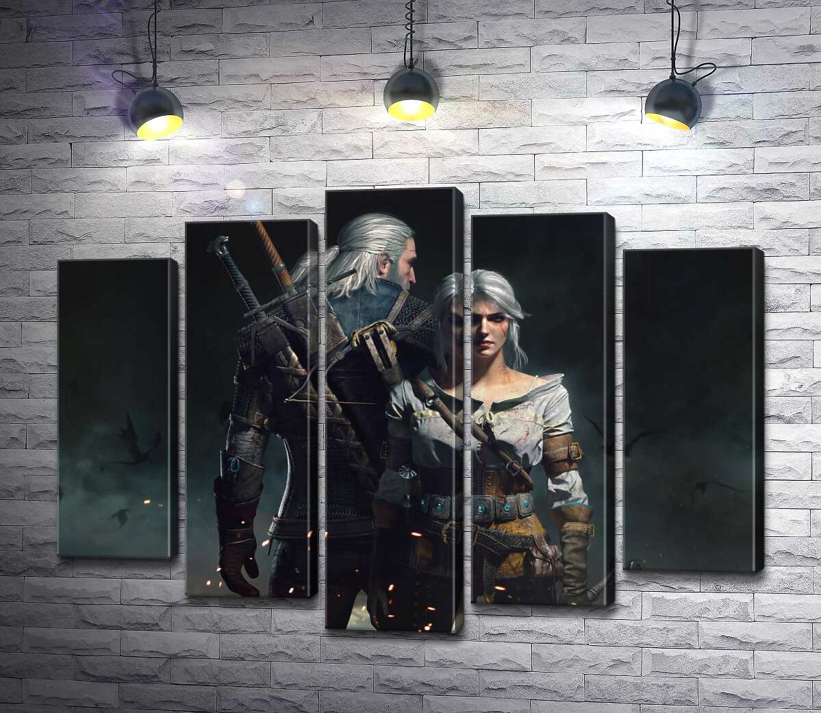 Модульная картина ArtPoster Смелые герои игры "Ведьмак" : Геральт и Цири 100x75 см Модуль №26
Модульная картина ArtPoster Смелые герои игры "Ведьмак" : Геральт и Цири 100x75 см Модуль №26