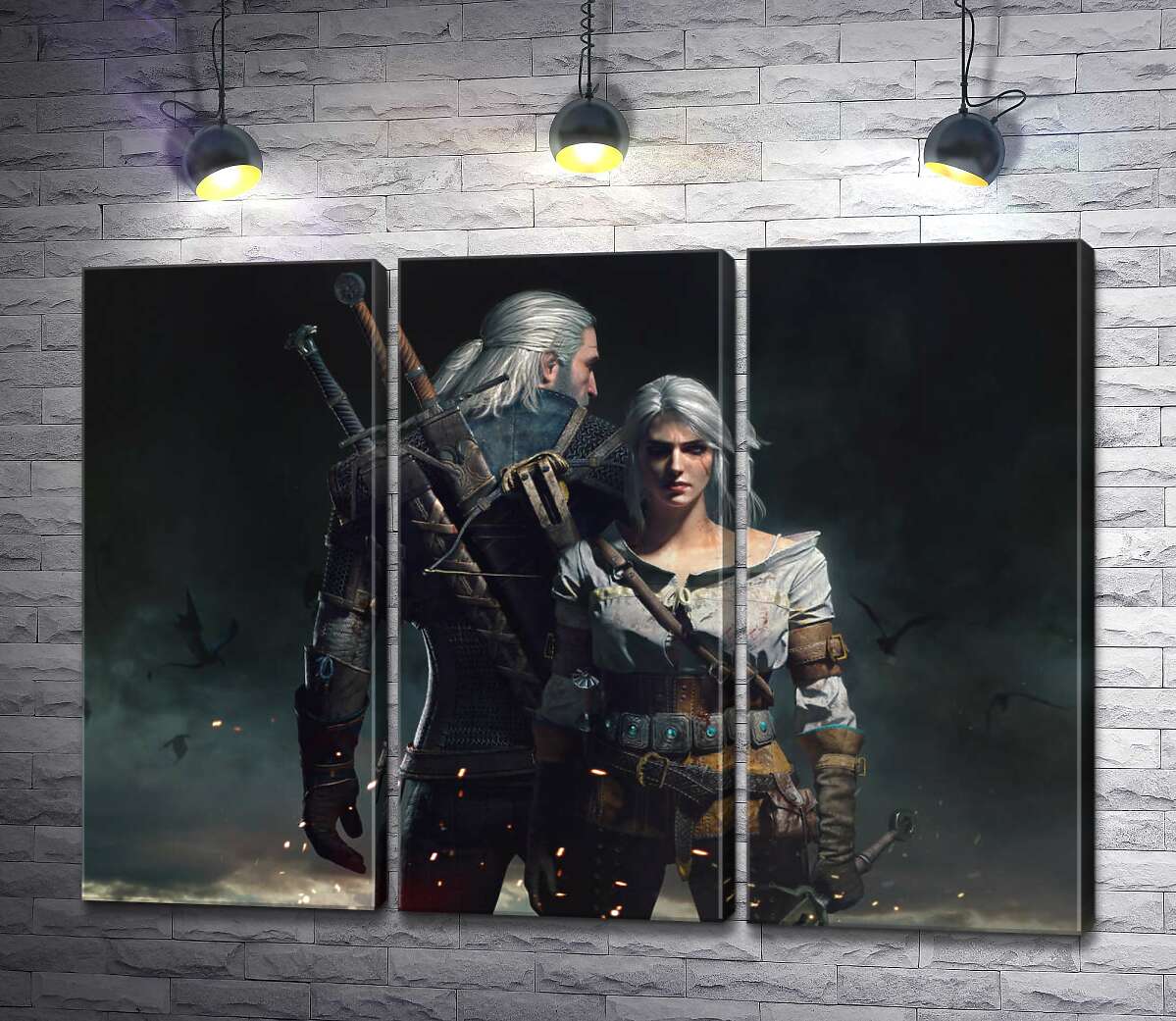 Модульная картина ArtPoster Смелые герои игры "Ведьмак" : Геральт и Цири 60x44 см Модуль №11
Модульная картина ArtPoster Смелые герои игры "Ведьмак" : Геральт и Цири 60x44 см Модуль №11