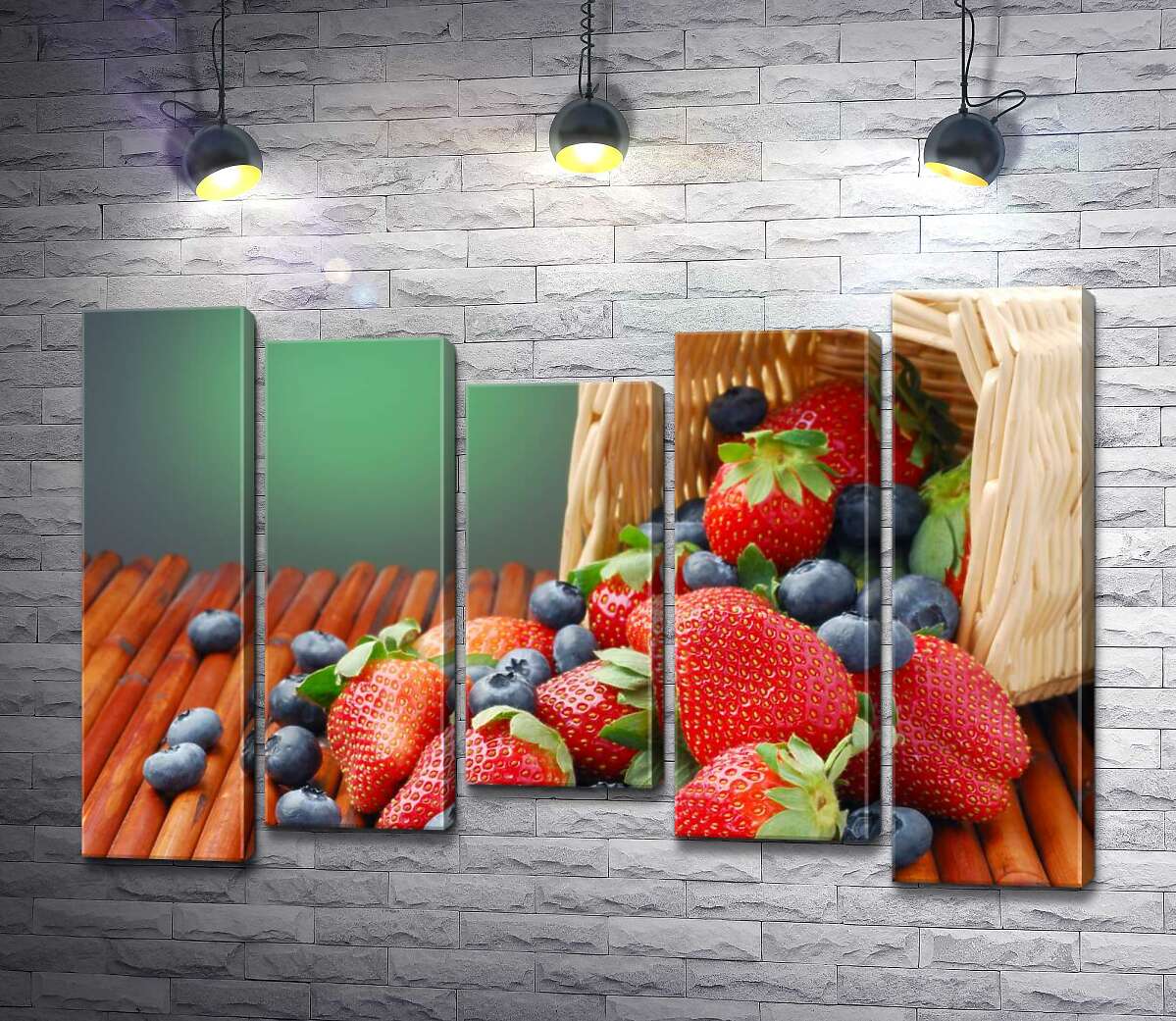 Модульная картина ArtPoster Сладкий вкус сочных клубники и черники 130x88 см Модуль №28
Модульная картина ArtPoster Сладкий вкус сочных клубники и черники 130x88 см Модуль №28