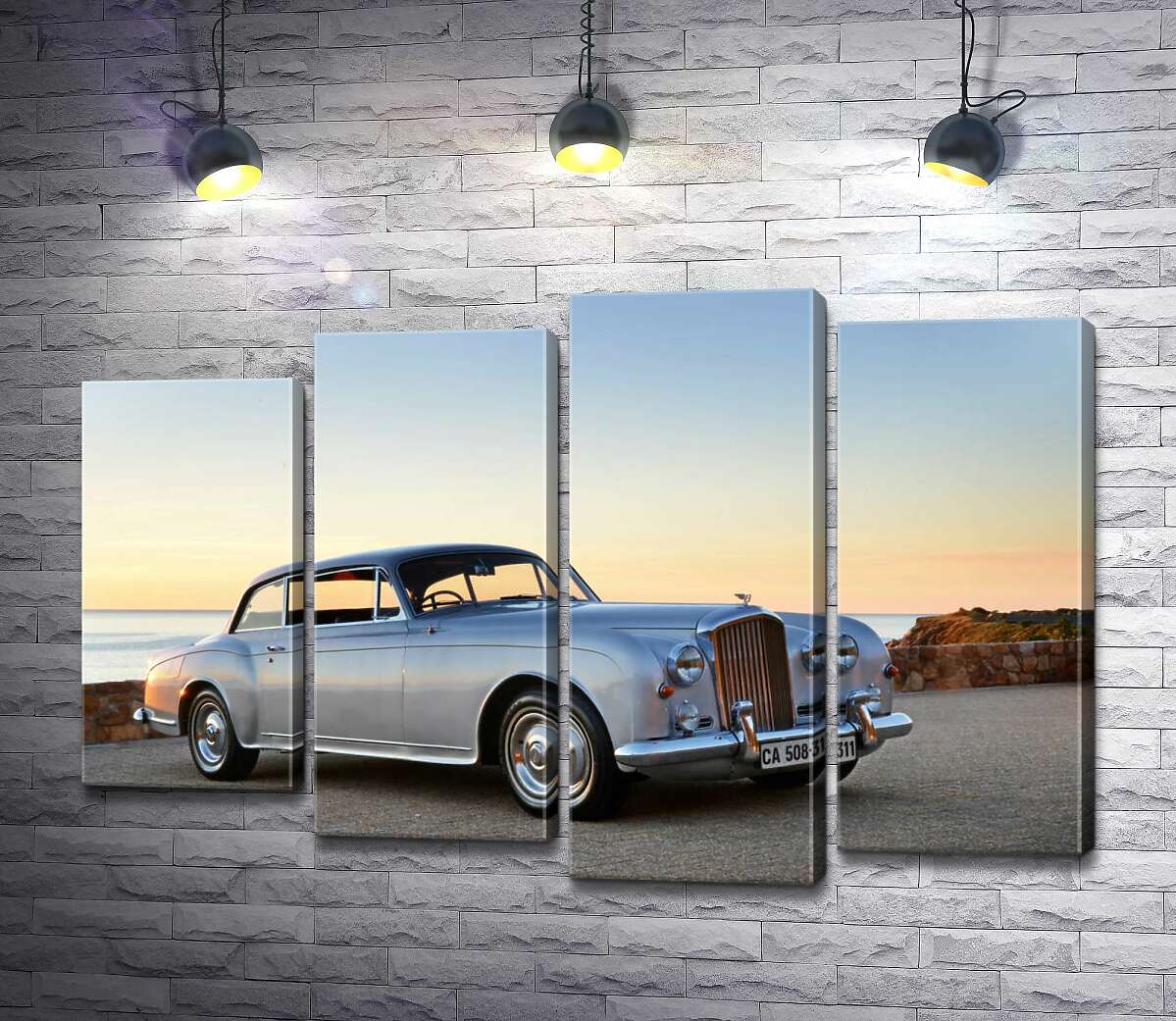 Модульная картина ArtPoster Серый автомобиль Bentley S2 на фоне морского берега 100x69 см Модуль №21
Модульная картина ArtPoster Серый автомобиль Bentley S2 на фоне морского берега 100x69 см Модуль №21