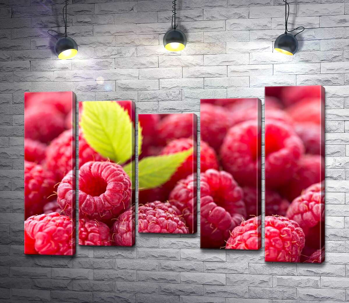 Модульная картина ArtPoster Сладкие ягоды малины с нежными листочками 130x88 см Модуль №28
Модульная картина ArtPoster Сладкие ягоды малины с нежными листочками 130x88 см Модуль №28