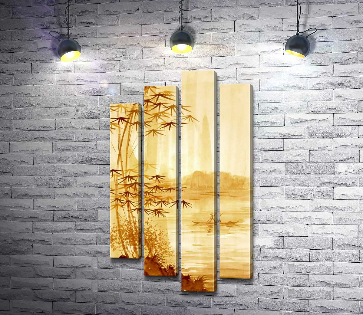 Модульная картина ArtPoster Стройный бамбук растет на берегу реки 112x207 см Модуль №21
Модульная картина ArtPoster Стройный бамбук растет на берегу реки 112x207 см Модуль №21