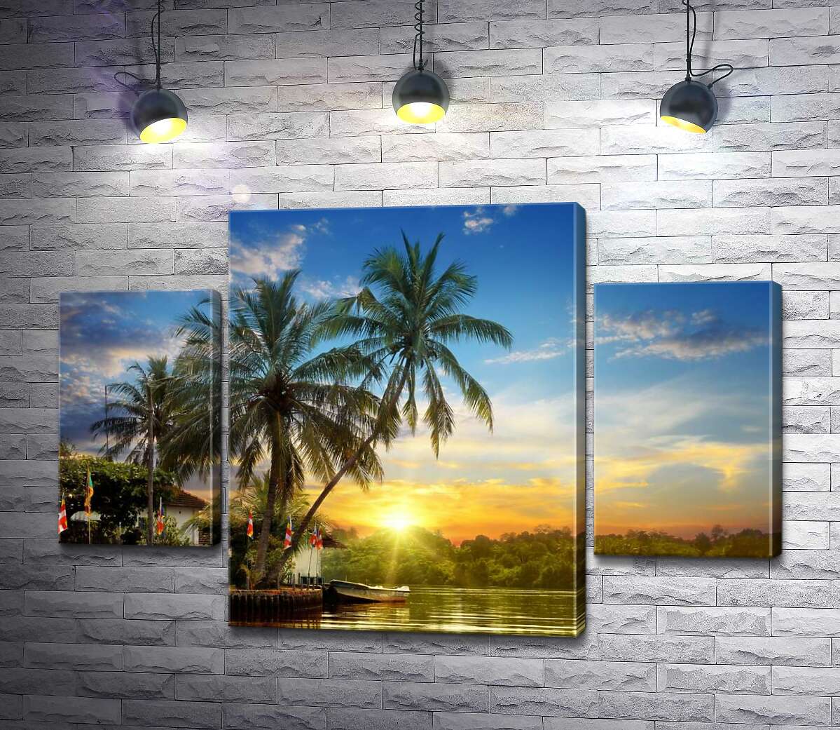 Модульная картина ArtPoster Тропический причал тихого острова 131x88 см Модуль №7 
Модульная картина ArtPoster Тропический причал тихого острова 131x88 см Модуль №7