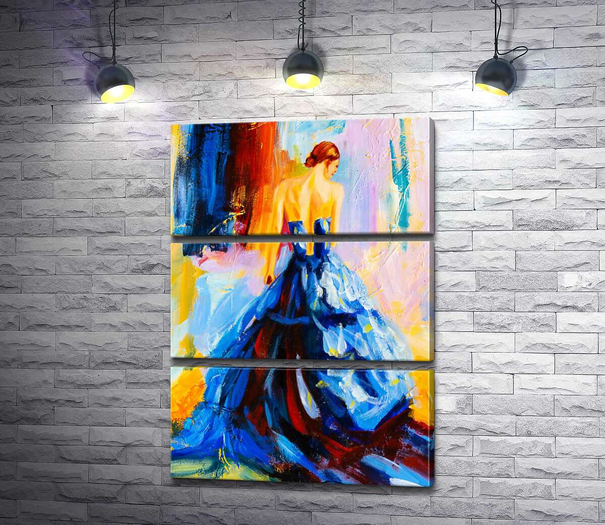 Модульная картина ArtPoster Утонченный силуэт девушки в пышном синем платье 130x180 см Модуль №13
Модульная картина ArtPoster Утонченный силуэт девушки в пышном синем платье 130x180 см Модуль №13