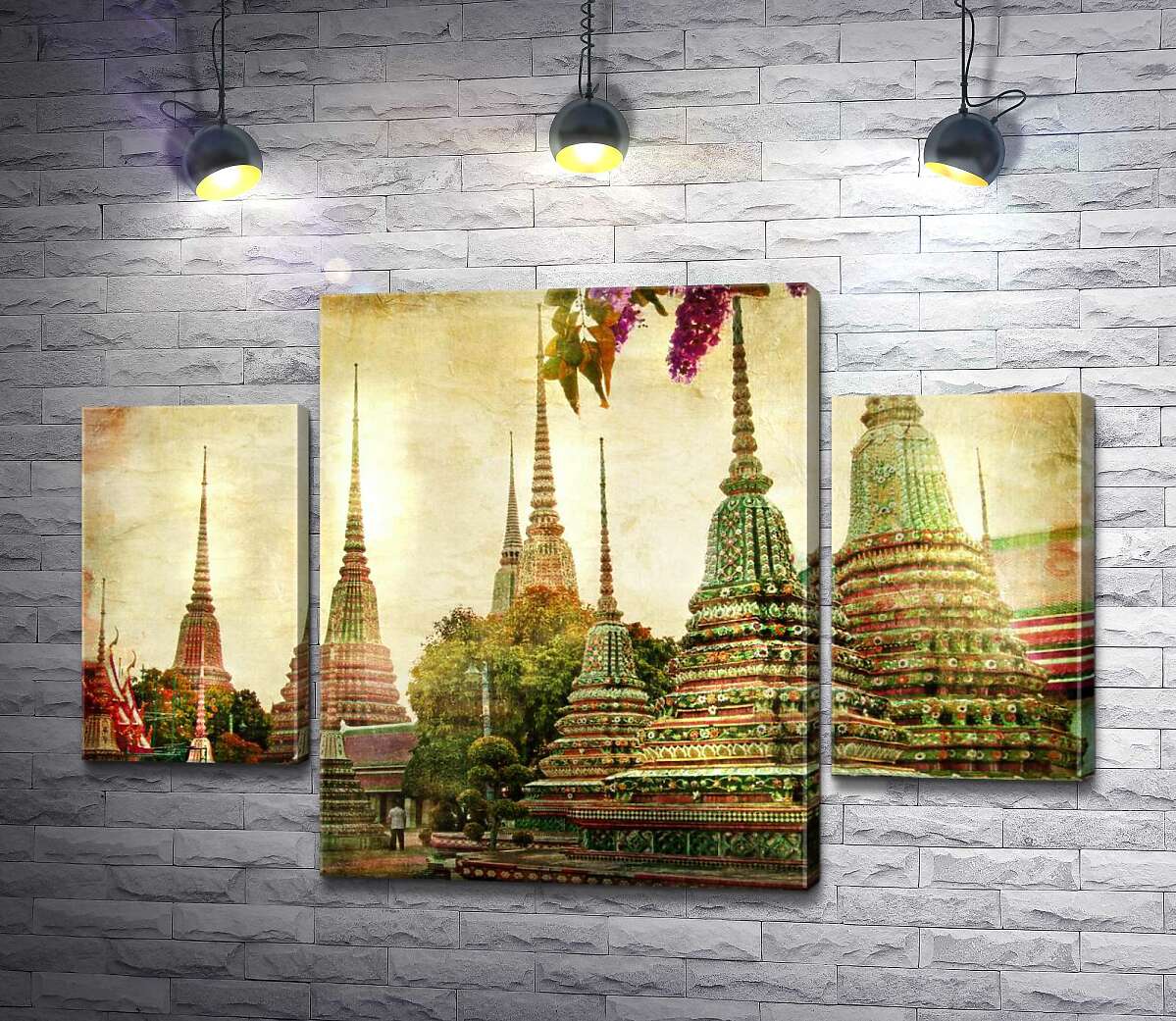 Модульная картина ArtPoster Храмовый комплекс Ват Пхо (Wat Pho) в Бангкоке 131x88 см Модуль №7
Модульная картина ArtPoster Храмовый комплекс Ват Пхо (Wat Pho) в Бангкоке 131x88 см Модуль №7