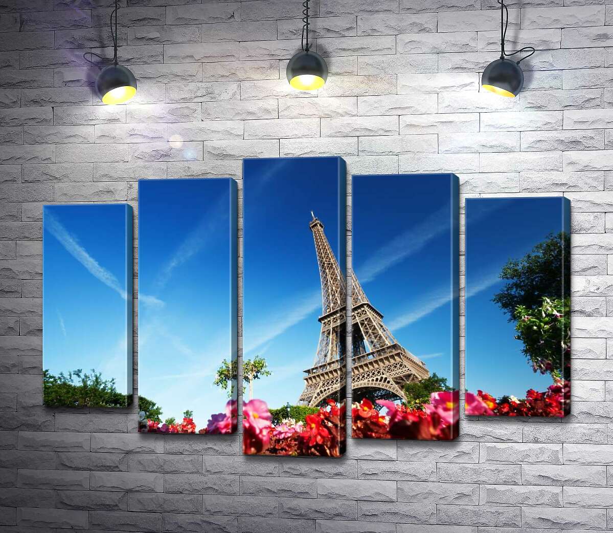Модульная картина ArtPoster Эйфелева башня возвышается над цветником с бегониями 130x88 см Модуль №26
Модульная картина ArtPoster Эйфелева башня возвышается над цветником с бегониями 130x88 см Модуль №26