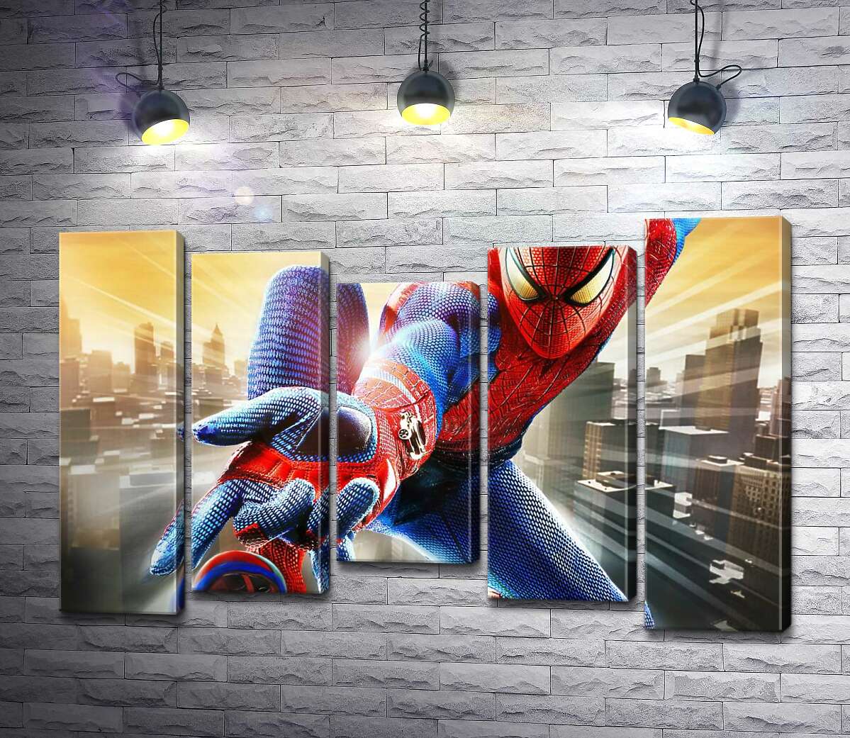 Модульная картина ArtPoster Человек-паук (Spider-Man) в полете выпускает свое оружие 130x85 см Модуль №28
Модульная картина ArtPoster Человек-паук (Spider-Man) в полете выпускает свое оружие 130x85 см Модуль №28