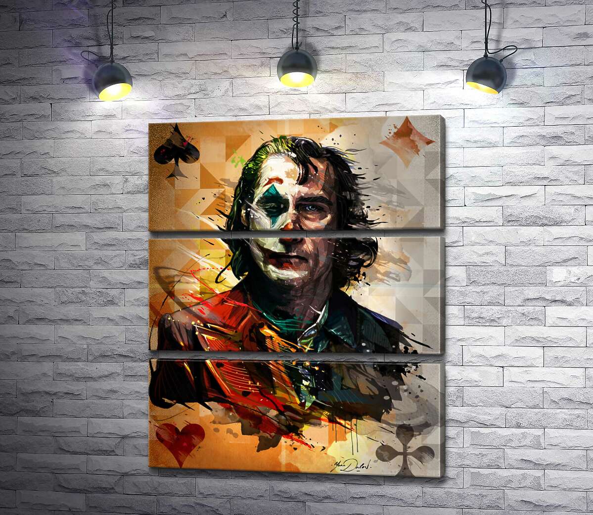 Модульная картина ArtPoster Человеческая сущность в образе Джокера на игральной карте 50x60 см Модуль №13
Модульная картина ArtPoster Человеческая сущность в образе Джокера на игральной карте 50x60 см Модуль №13