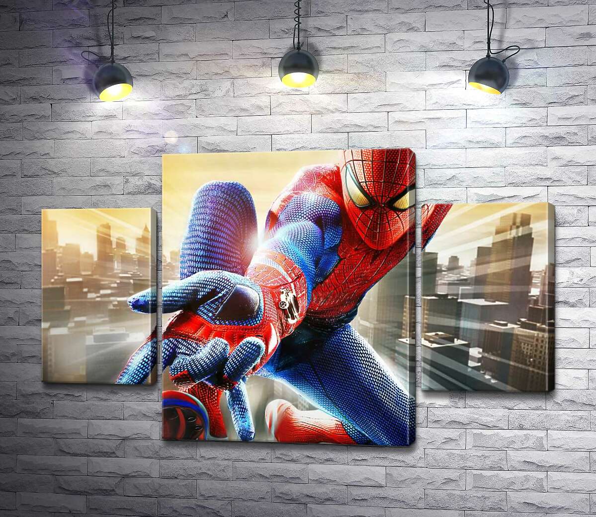 Модульная картина ArtPoster Человек-паук (Spider-Man) в полете выпускает свое оружие 100x65 см Модуль №7
Модульная картина ArtPoster Человек-паук (Spider-Man) в полете выпускает свое оружие 100x65 см Модуль №7