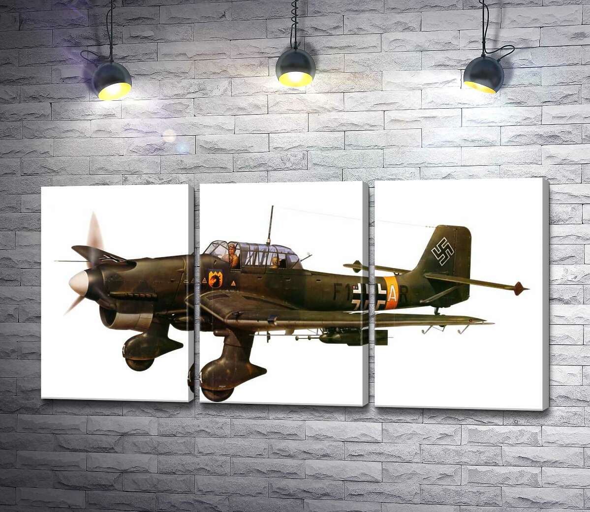 Модульная картина ArtPoster "Штука" (Junkers Ju 87) немецкий пикирующий бомбардировщик времен Второй мировой войны 132x65 см Модуль №11
Модульная картина ArtPoster "Штука" (Junkers Ju 87) немецкий пикирующий бомбардировщик времен Второй мировой войны 132x65 см Модуль №11