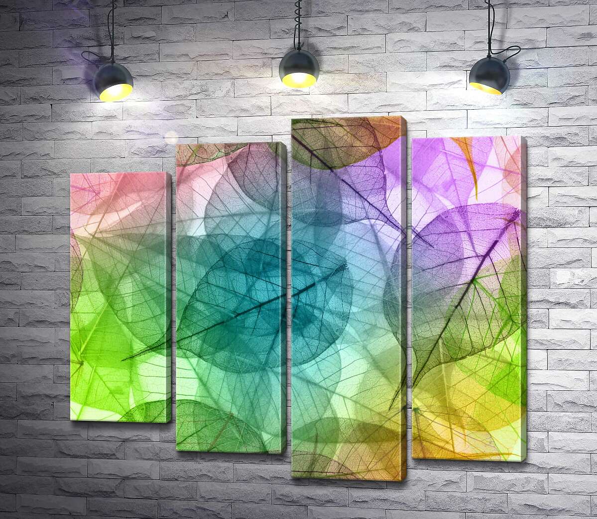 Модульная картина ArtPoster Цветная витинанка из прозрачных листочков 80x74 см Модуль №21
Модульная картина ArtPoster Цветная витинанка из прозрачных листочков 80x74 см Модуль №21