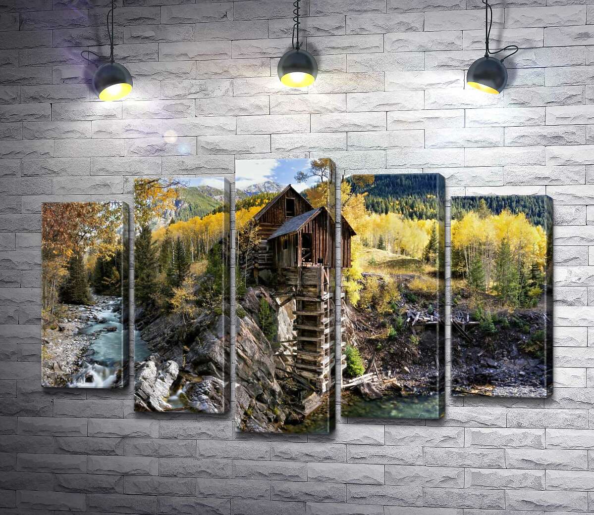Модульная картина ArtPoster Хрустальная мельница (Crystal Mill) среди осенних гор штата Колорадо 130x85 см Модуль №26
Модульная картина ArtPoster Хрустальная мельница (Crystal Mill) среди осенних гор штата Колорадо 130x85 см Модуль №26
