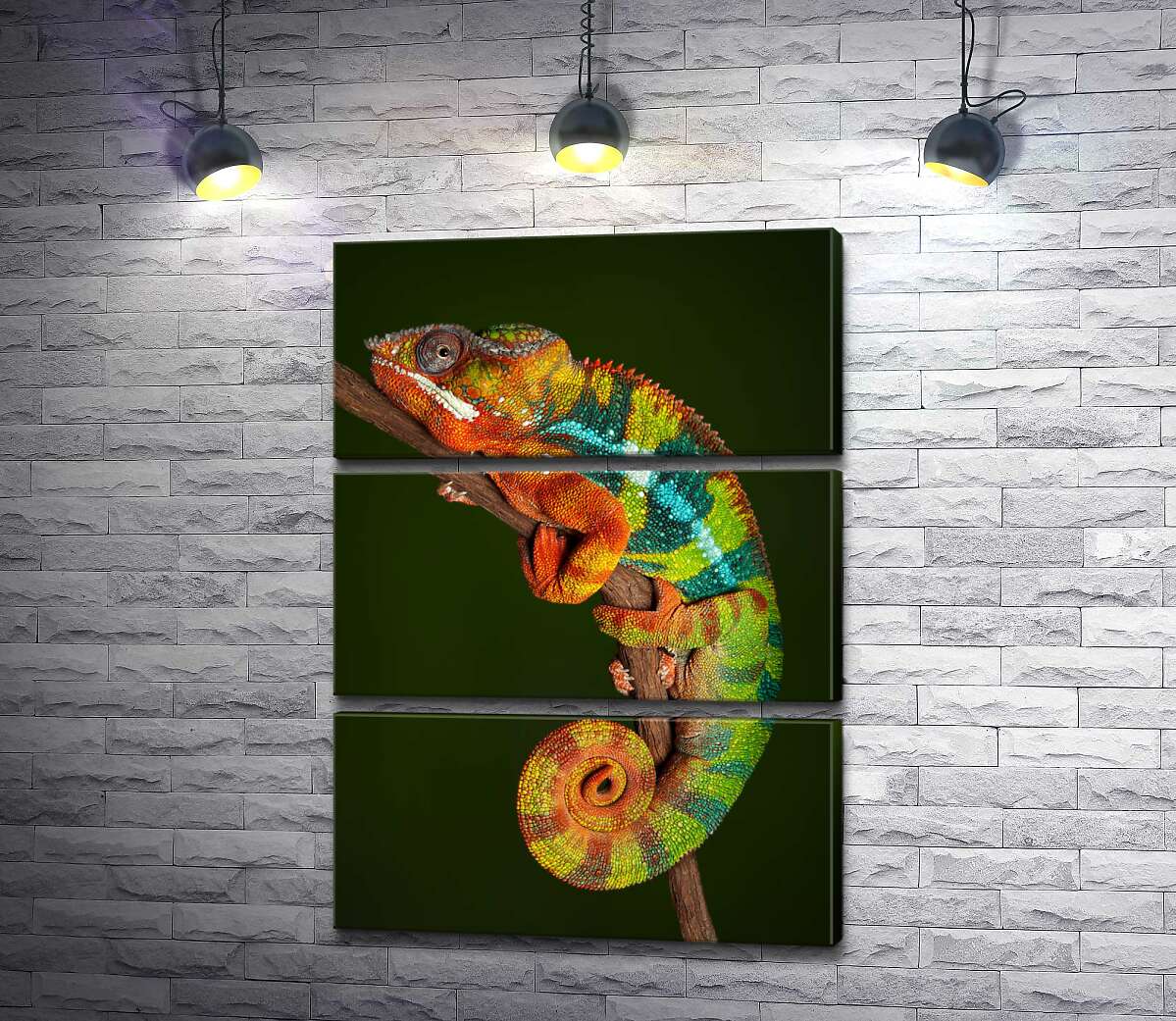 Модульная картина ArtPoster Яркий хамелеон в переливах оранжево-зеленых цветов 50x69 см Модуль №13
Модульная картина ArtPoster Яркий хамелеон в переливах оранжево-зеленых цветов 50x69 см Модуль №13