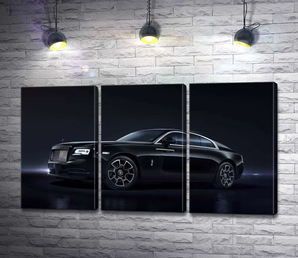 Модульная картина ArtPoster Черный автомобиль класса люкс Роллс-Ройс (Rolls-Royce Wraith Black Badge) 102x56 см Модуль №11
Модульная картина ArtPoster Черный автомобиль класса люкс Роллс-Ройс (Rolls-Royce Wraith Black Badge) 102x56 см Модуль №11