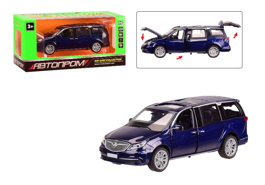 Игрушечная машинка с открывающимися дверьми 6611 "АВТОПРОМ" металлическая (Синий)
Игрушечная машинка с открывающимися дверьми 6611 "АВТОПРОМ" металлическая (Синий)