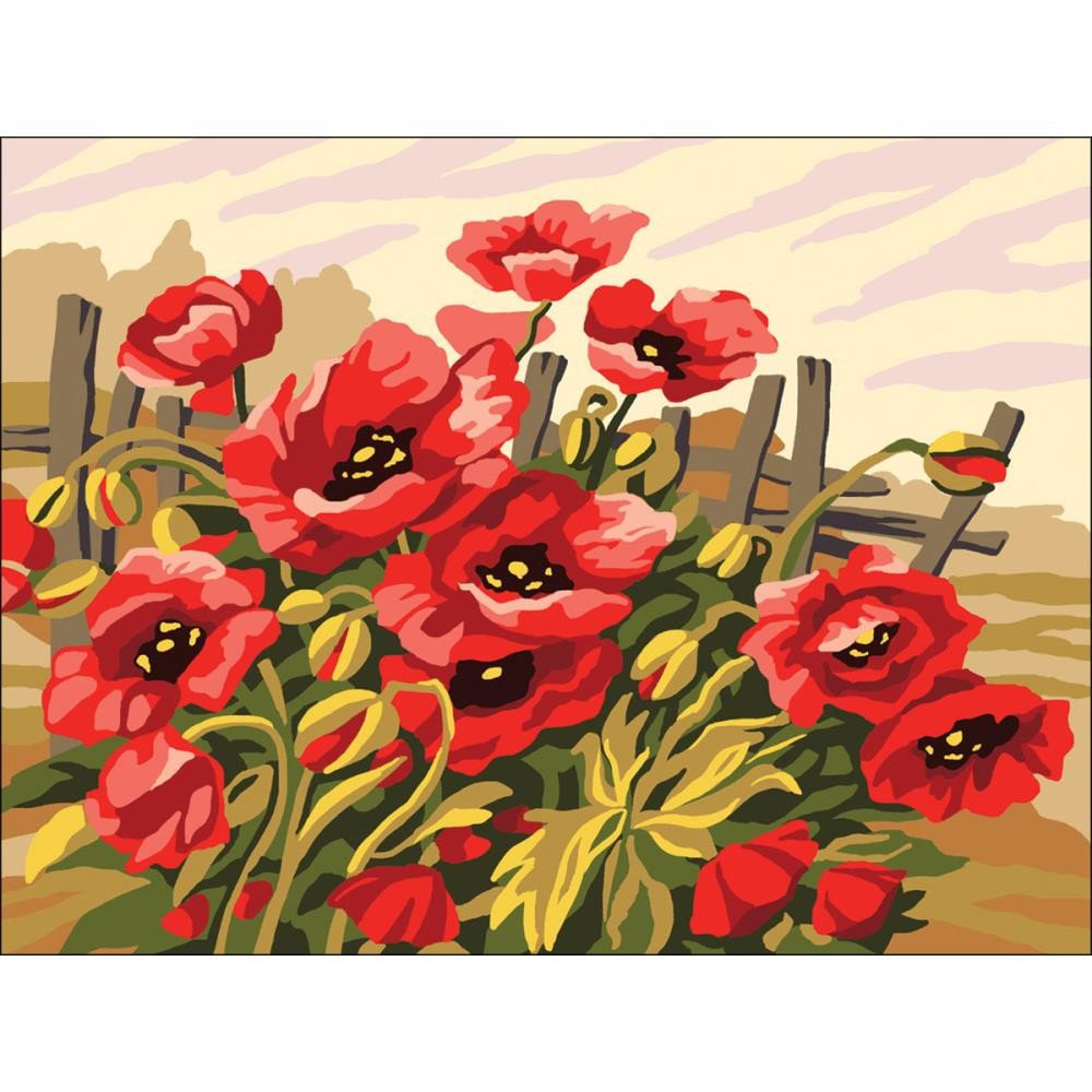 Канва страмин с рисунком - Collection D Art Needlepoint Printed Tapestry - Poppies
Канва страмин с рисунком - Collection D Art Needlepoint Printed Tapestry - Poppies