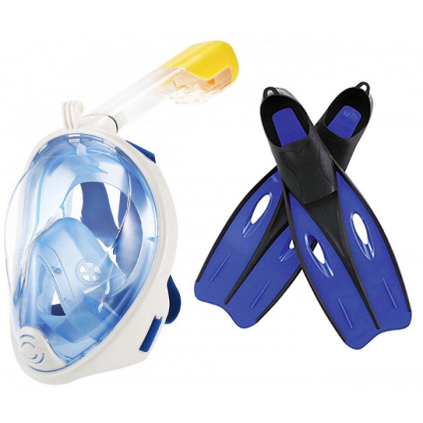 Панорамная маска для плавания + ласты (комплект) GTM FREE BREATH (L/XL) с Ластами Голубая с креплением для камеры и Ласты BestWay 27023 Синие
Панорамная маска для плавания + ласты (комплект) GTM FREE BREATH (L/XL) с Ластами Голубая с креплением для камеры и Ласты BestWay 27023 Синие