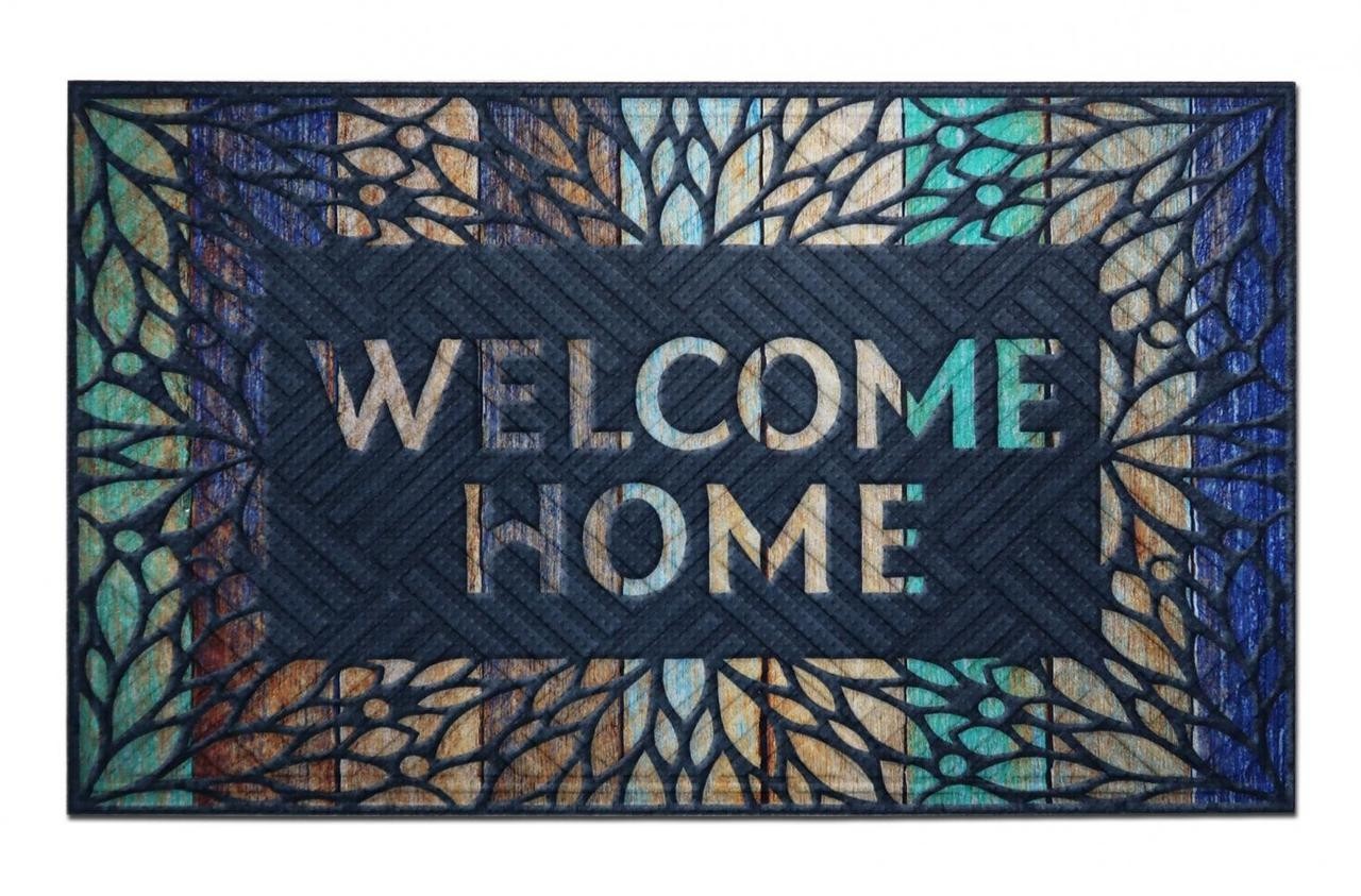 КОВРИК ПРИДВЕРНЫЙ ТЕКСТИЛЬНЫЙ НА РЕЗИНОВОЙ ОСНОВЕ ARTIMAT "WELCOME HOME" 45X75 СМ 
КОВРИК ПРИДВЕРНЫЙ ТЕКСТИЛЬНЫЙ НА РЕЗИНОВОЙ ОСНОВЕ ARTIMAT "WELCOME HOME" 45X75 СМ