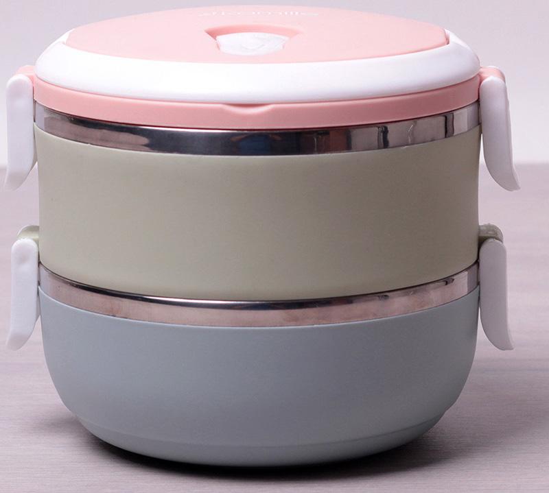 Ланч-бокс Kamille Food Box 2 емкости по 700мл, 16.5х15х13.5см
Ланч-бокс Kamille Food Box 2 емкости по 700мл, 16.5х15х13.5см